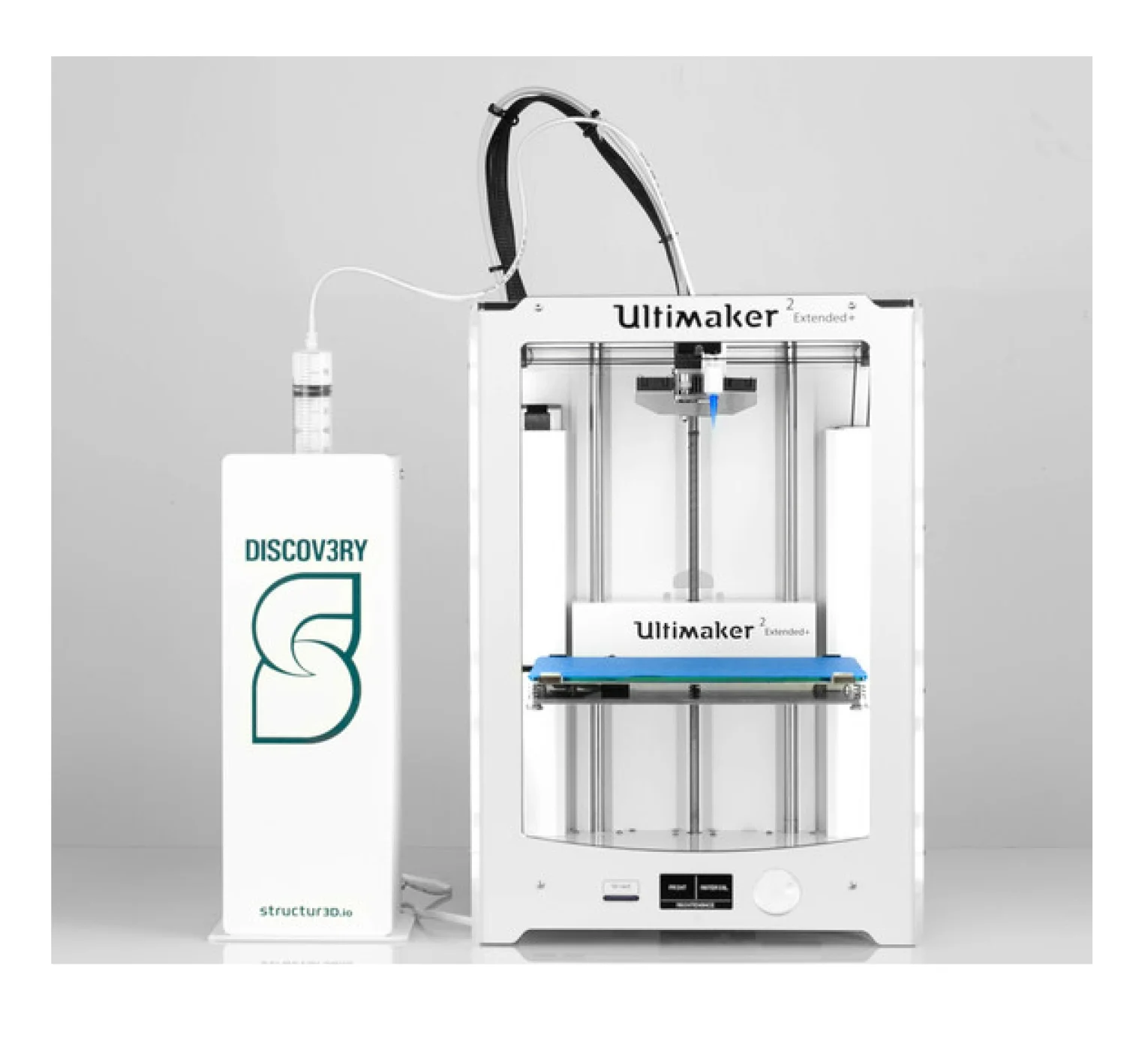  Available at:  https://www.structur3d.io/   The machine used for this research was a modified Ultimaker 2 equiped with a Structur3d Liquid Paste printing attachment. The attachment works Similarly to PLA extrusion. Instead of gears pulling the plast