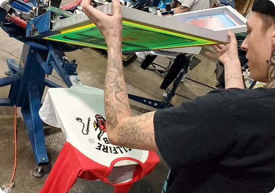 Print and Platen Screen Printing
