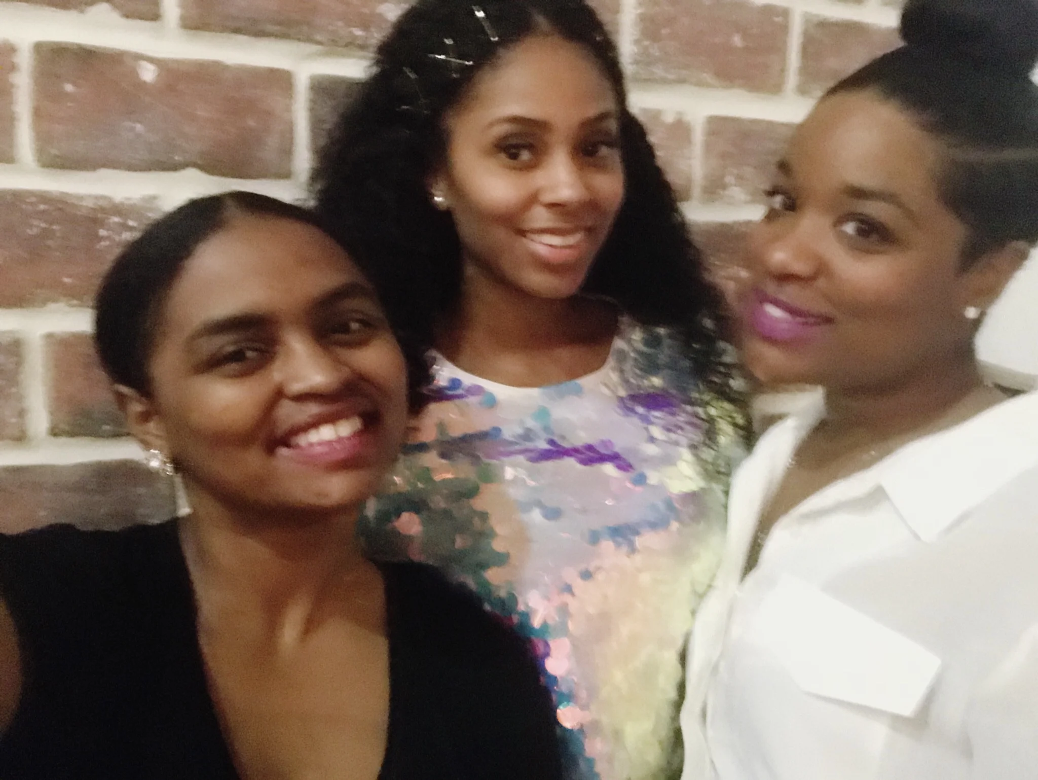 Shavonne, Toni, and Jazz celebrate Toni's birthday on 1.27.18.