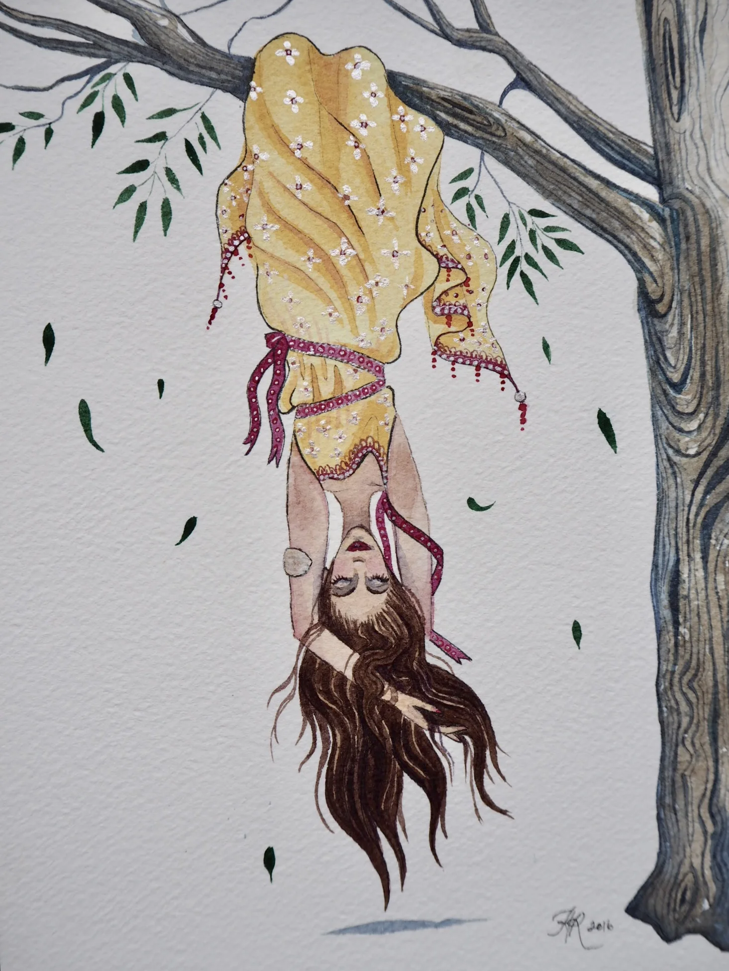  watercolour... this is part of a series of female portraits I have slowly been working on. 