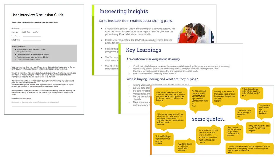 User Research Plan and Insights