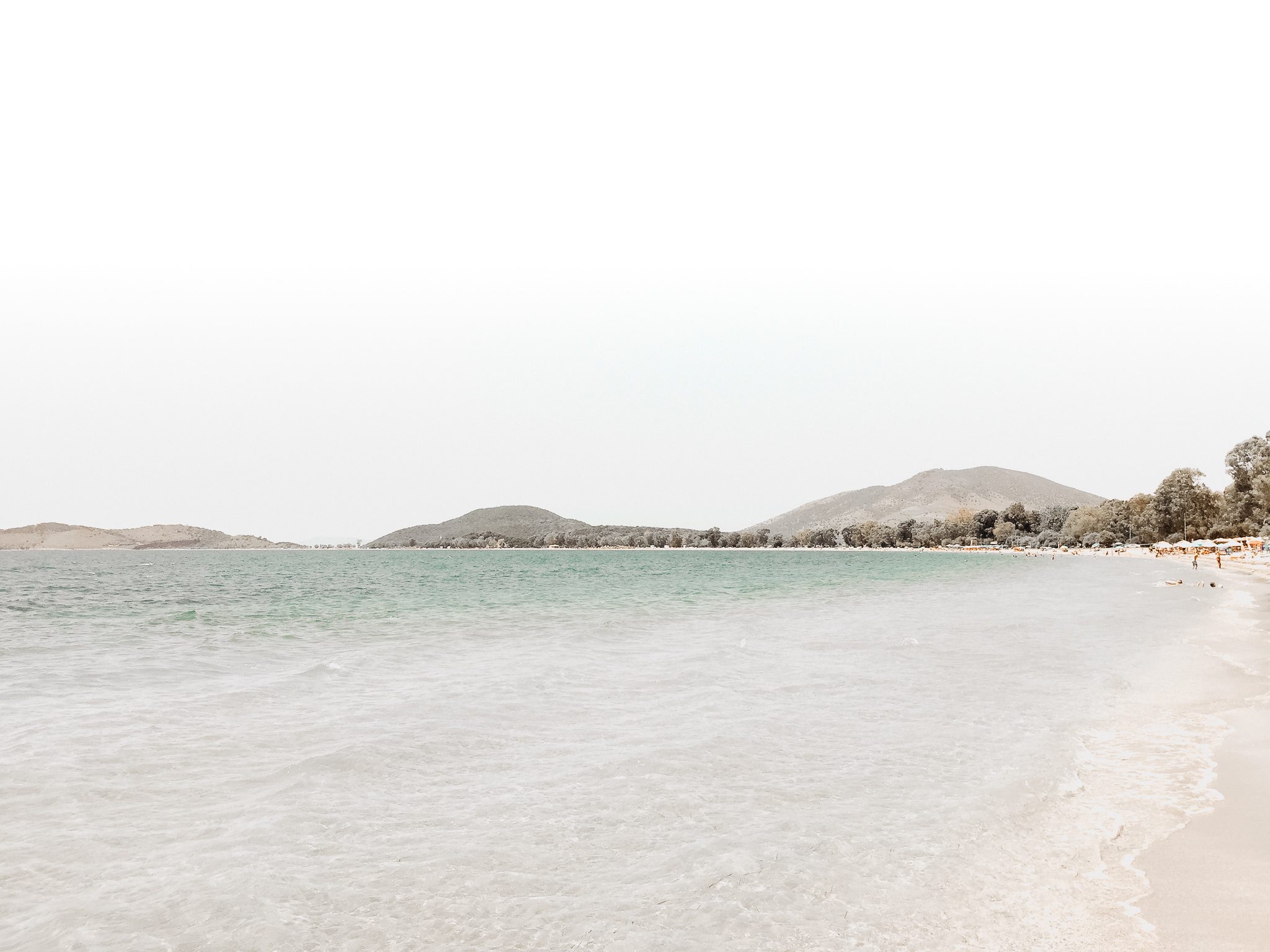 the Ionian Sea (which flows into the Mediterranean) - this was about 50 feet away from the tent where I camped for 14 days