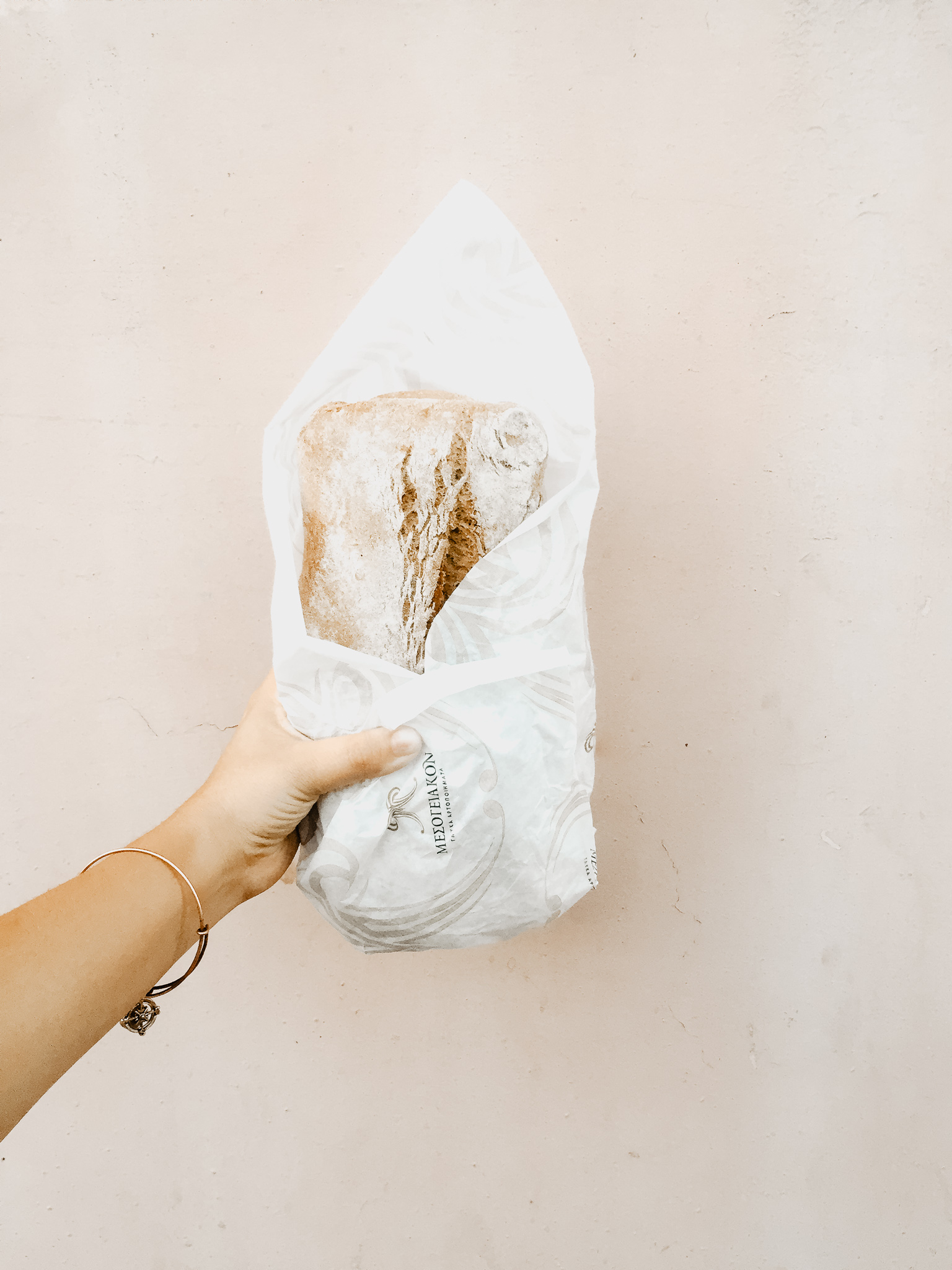 Greeks love their bread - it's a staple at every meal