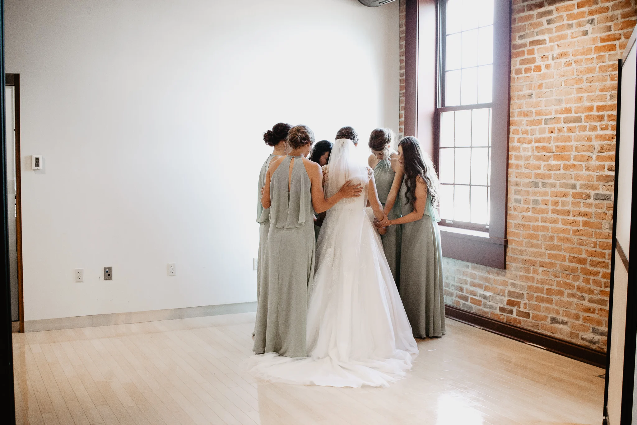 Sage + Gray Iowa Warehouse Wedding | Des Moines Wedding Photographer | Catherine Milliron Photography