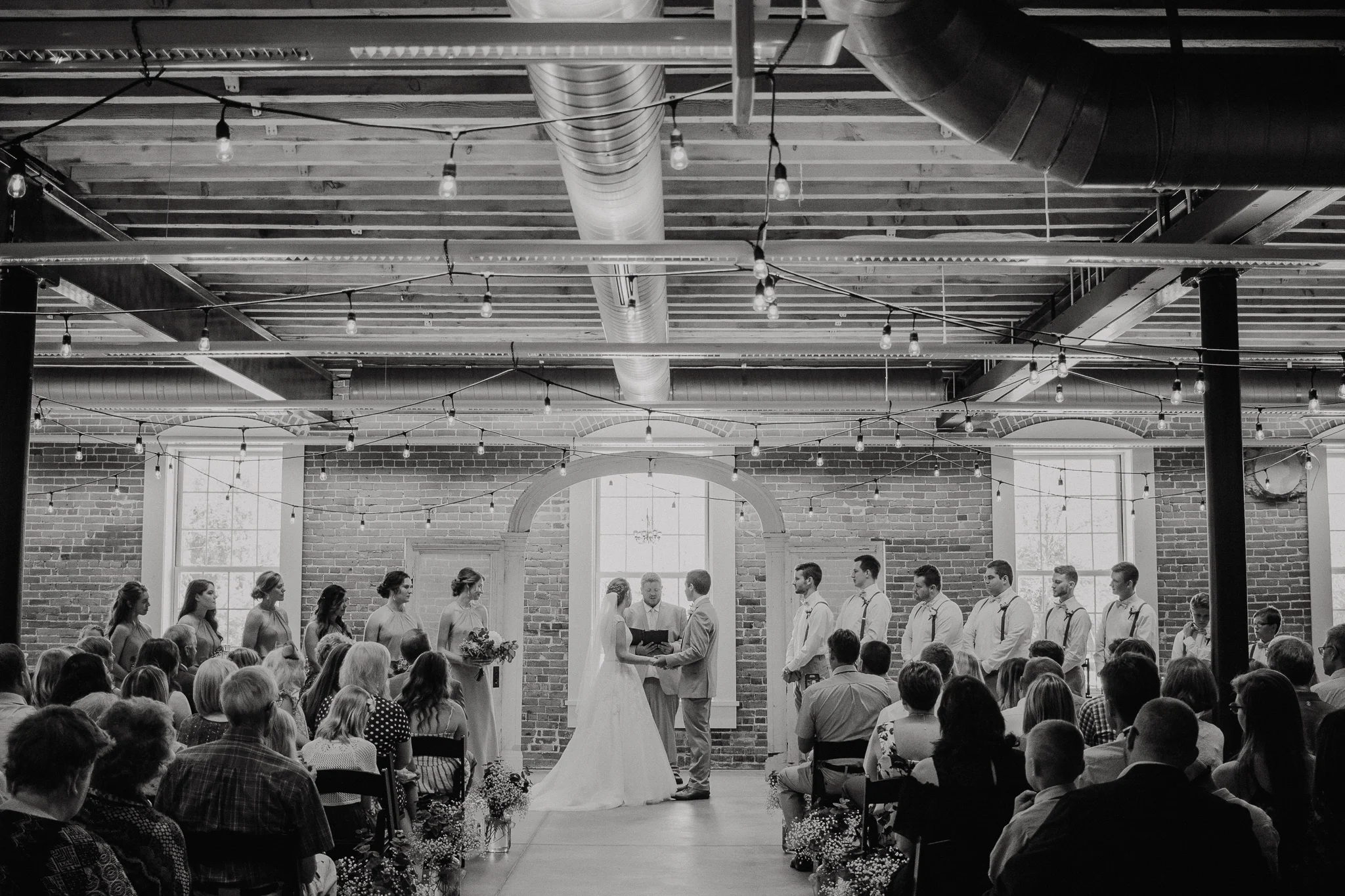 Sage + Gray Iowa Warehouse Wedding | Des Moines Wedding Photographer | Catherine Milliron Photography