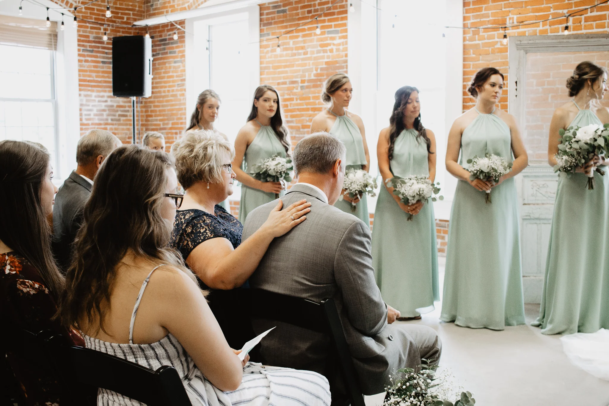 Sage + Gray Iowa Warehouse Wedding | Des Moines Wedding Photographer | Catherine Milliron Photography