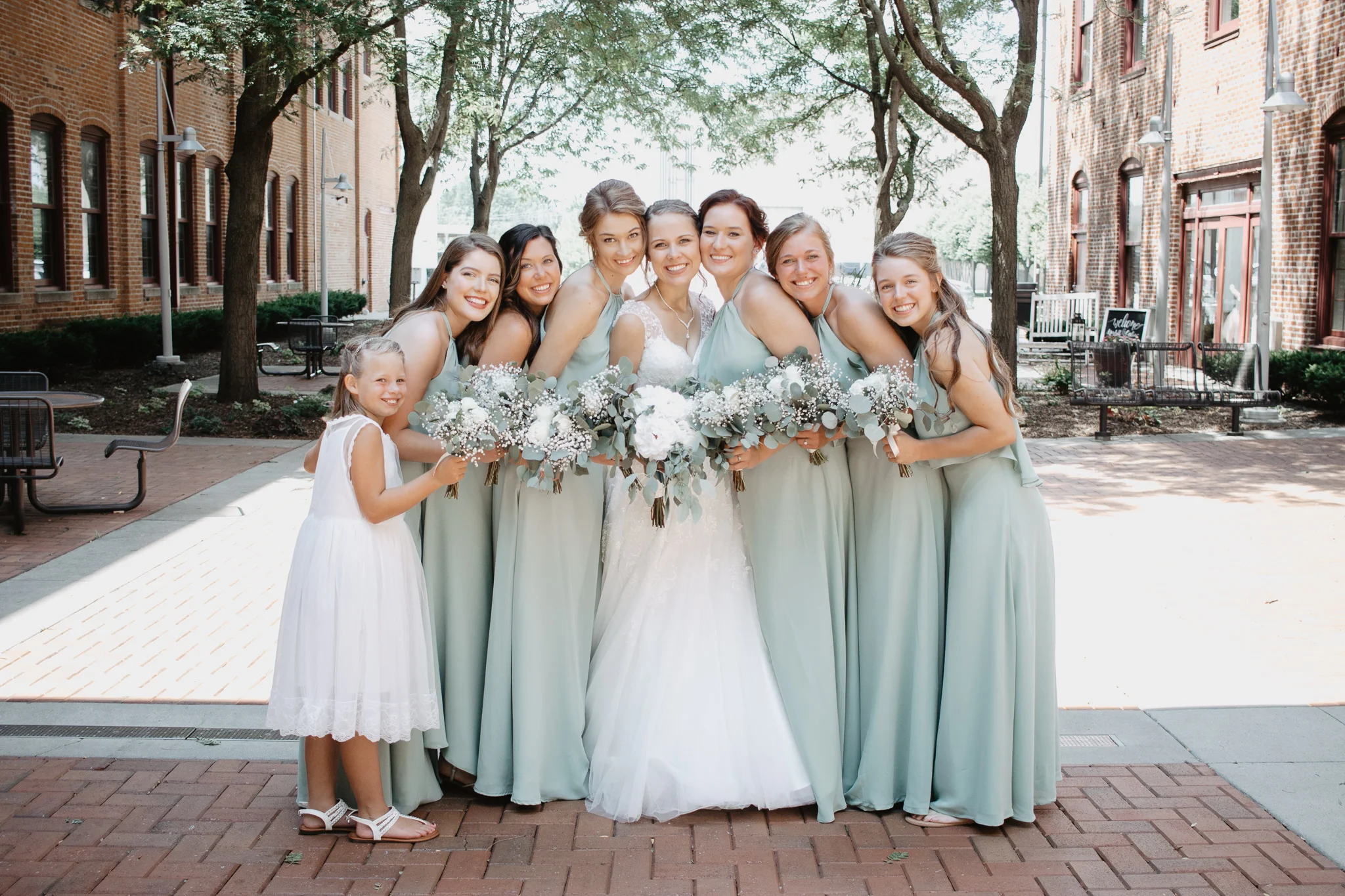 Sage + Gray Iowa Warehouse Wedding | Des Moines Wedding Photographer | Catherine Milliron Photography