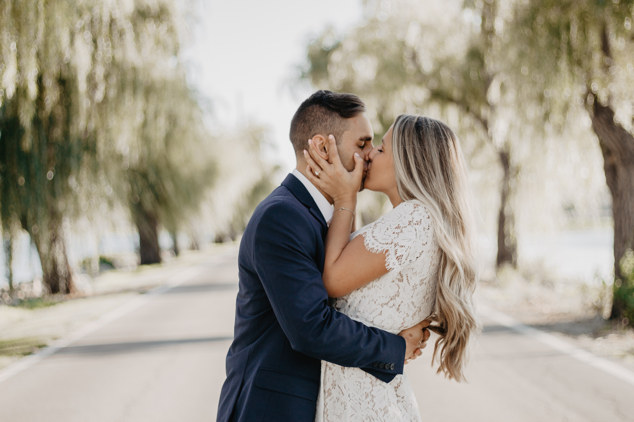 Taryn + Dan | Cleveland Waterfront Sunset Engagement Session | Columbus Wedding + Engagement Photographer | Catherine Milliron Photography