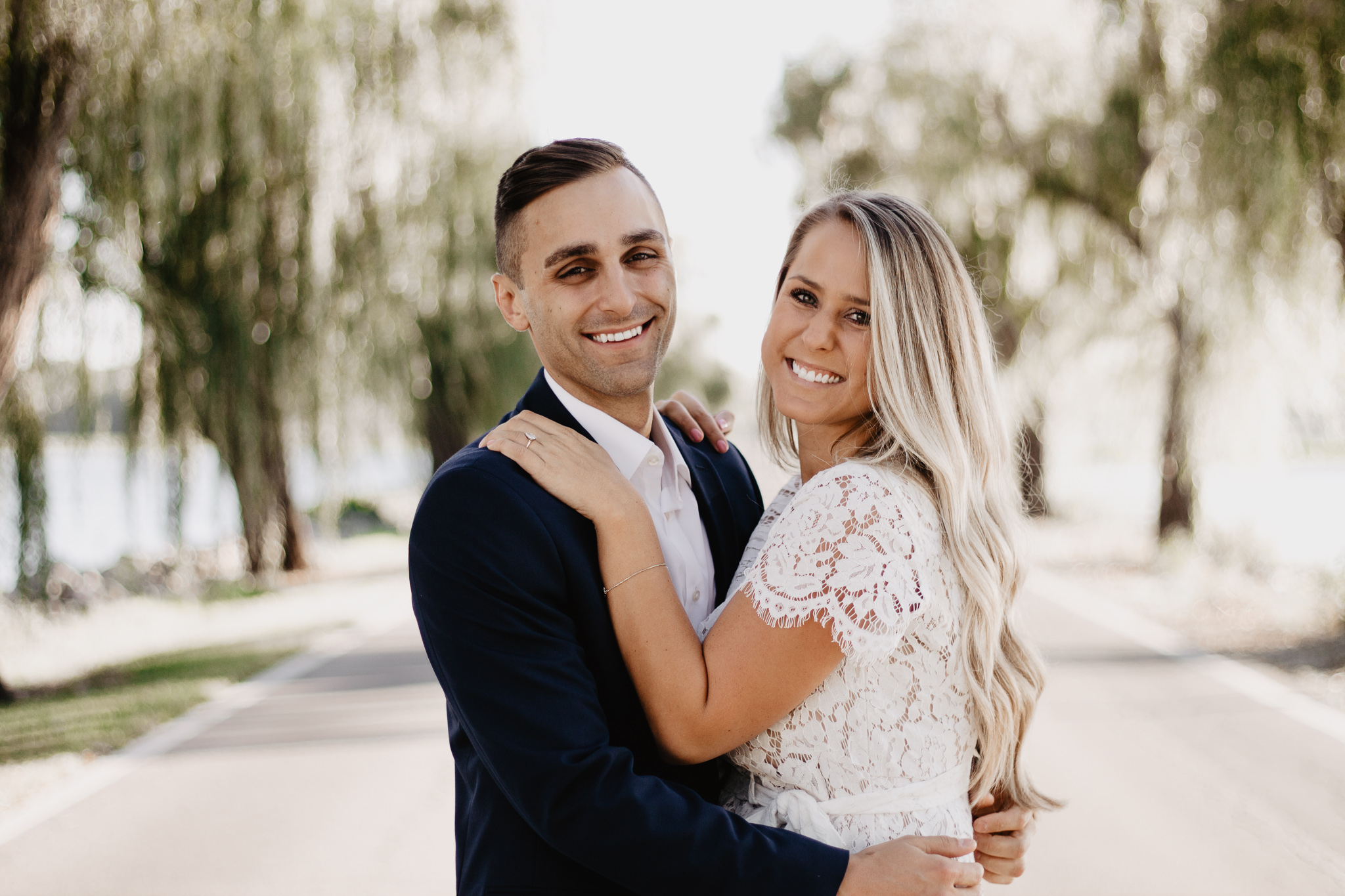 Taryn + Dan | Cleveland Waterfront Sunset Engagement Session | Columbus Wedding + Engagement Photographer | Catherine Milliron Photography