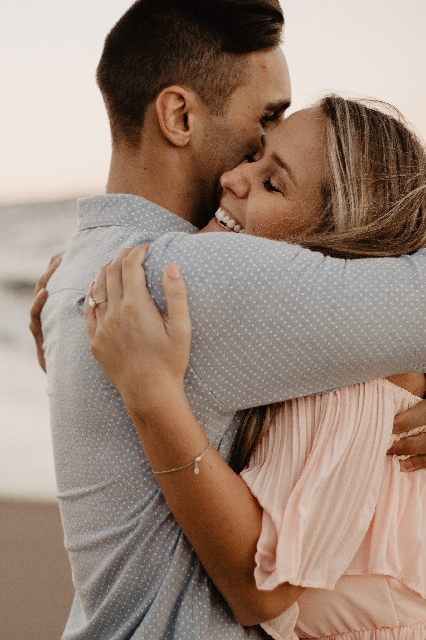 Taryn + Dan | Cleveland Waterfront Sunset Engagement Session | Columbus Wedding + Engagement Photographer | Catherine Milliron Photography