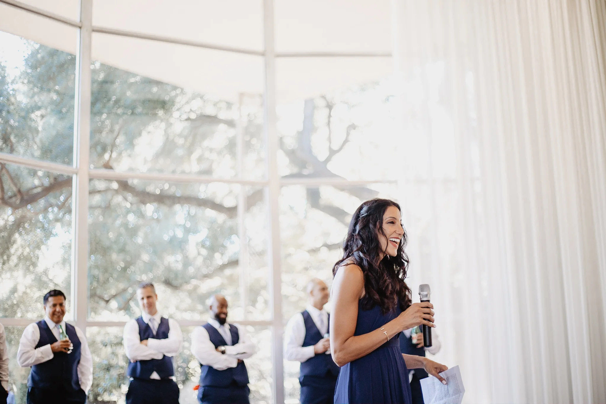 Heather + Javier | Navy and Gold Dallas Texas Discovery Gardens Botanical Wedding | Columbus and Dallas Wedding + Engagement Photographer | Catherine Milliron Photography