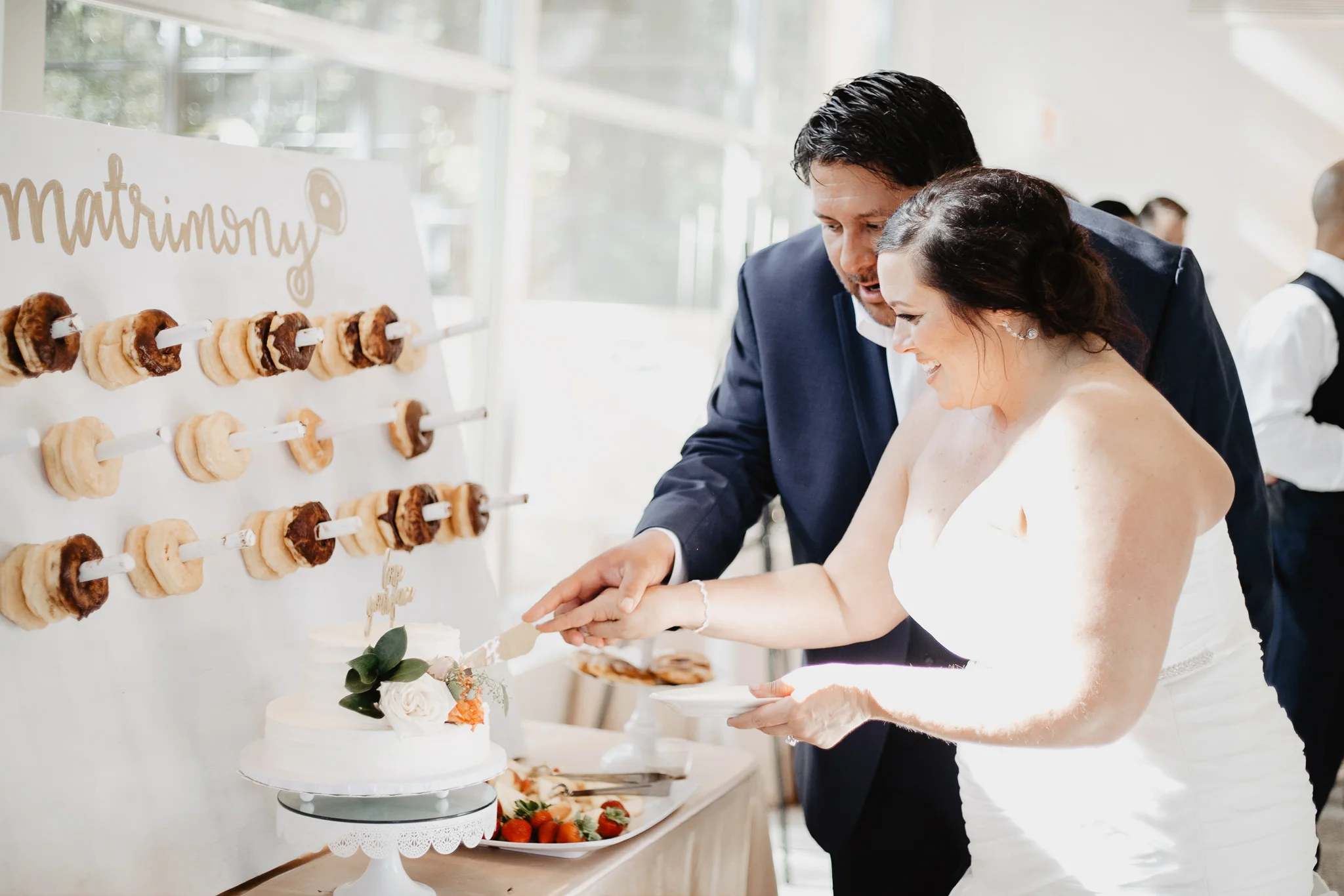 Heather + Javier | Navy and Gold Dallas Texas Discovery Gardens Botanical Wedding | Columbus and Dallas Wedding + Engagement Photographer | Catherine Milliron Photography