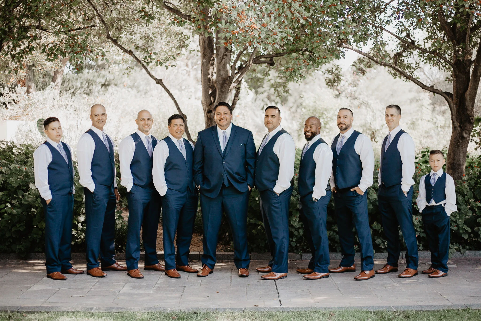 Heather + Javier | Navy and Gold Dallas Texas Discovery Gardens Botanical Wedding | Columbus and Dallas Wedding + Engagement Photographer | Catherine Milliron Photography