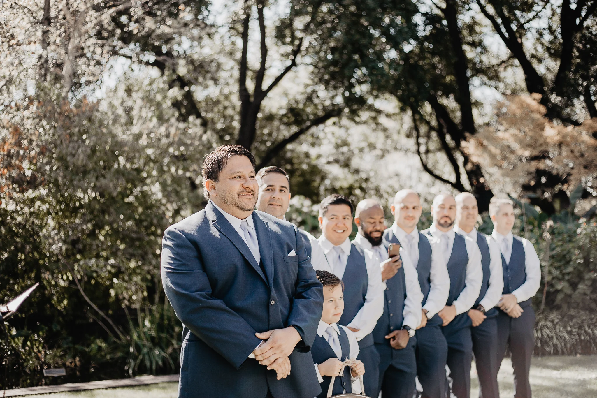 Heather + Javier | Navy and Gold Dallas Texas Discovery Gardens Botanical Wedding | Columbus and Dallas Wedding + Engagement Photographer | Catherine Milliron Photography