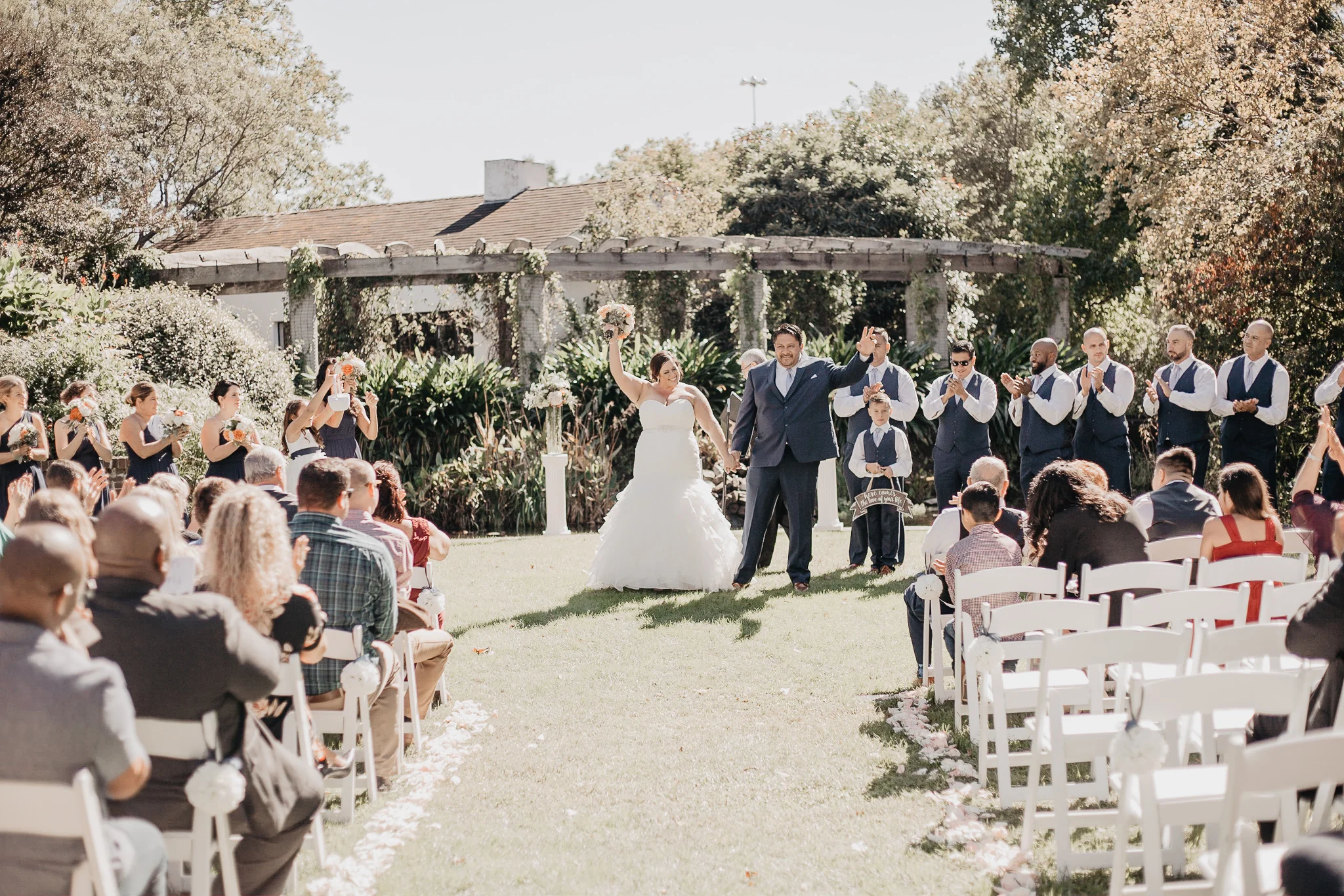 Heather + Javier | Navy and Gold Dallas Texas Discovery Gardens Botanical Wedding | Columbus and Dallas Wedding + Engagement Photographer | Catherine Milliron Photography