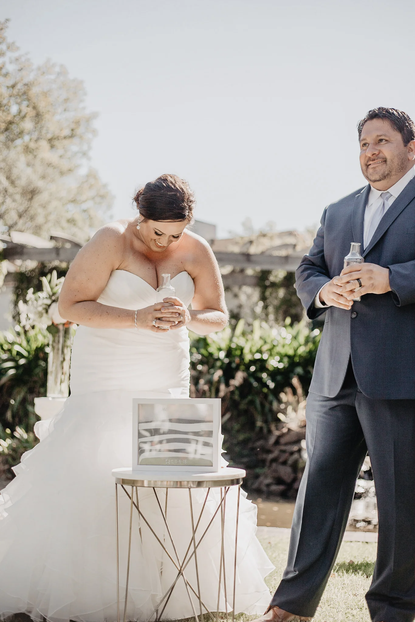 cHeather + Javier | Navy and Gold Dallas Texas Discovery Gardens Botanical Wedding | Columbus and Dallas Wedding + Engagement Photographer | Catherine Milliron Photography