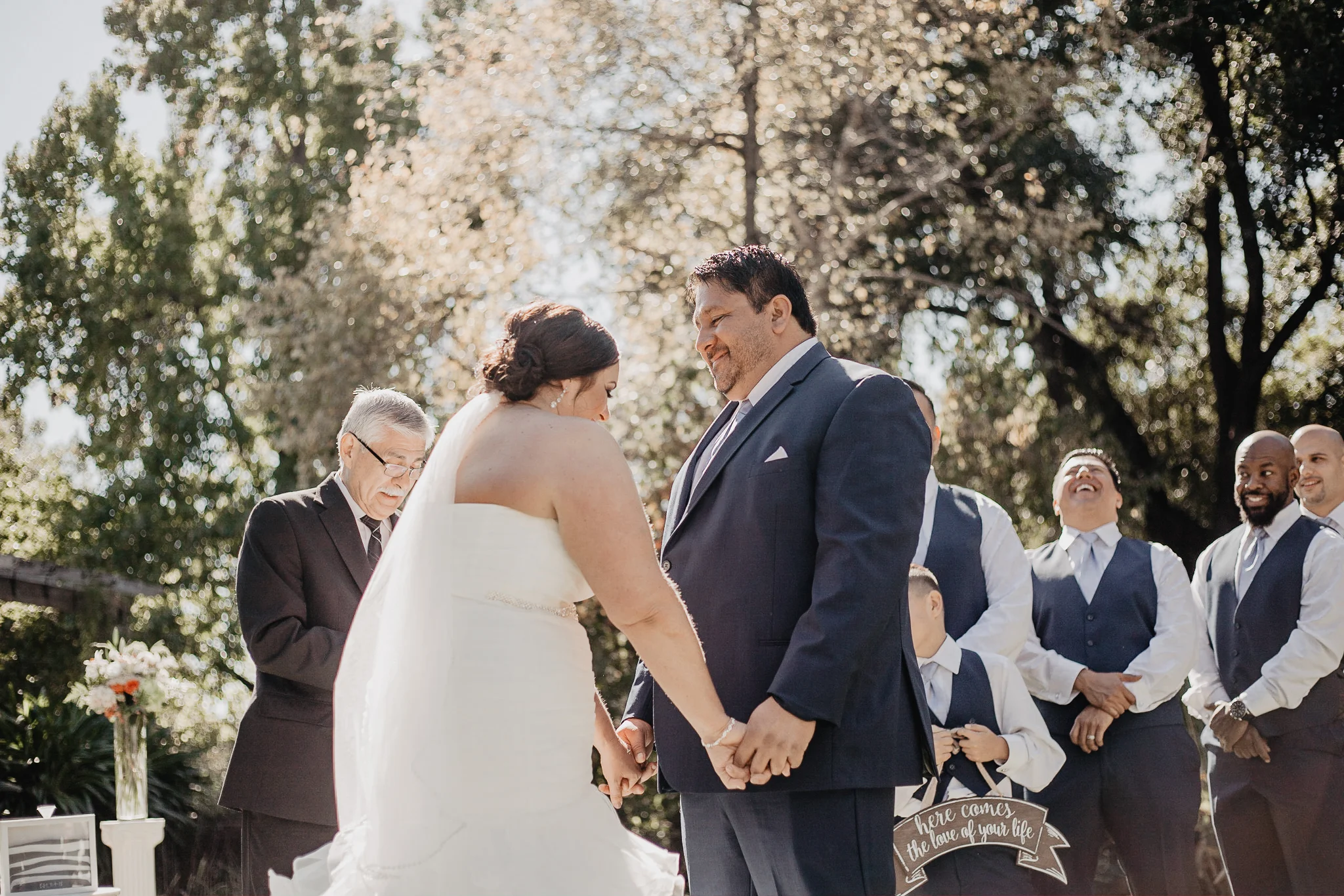 Heather + Javier | Navy and Gold Dallas Texas Discovery Gardens Botanical Wedding | Columbus and Dallas Wedding + Engagement Photographer | Catherine Milliron Photography