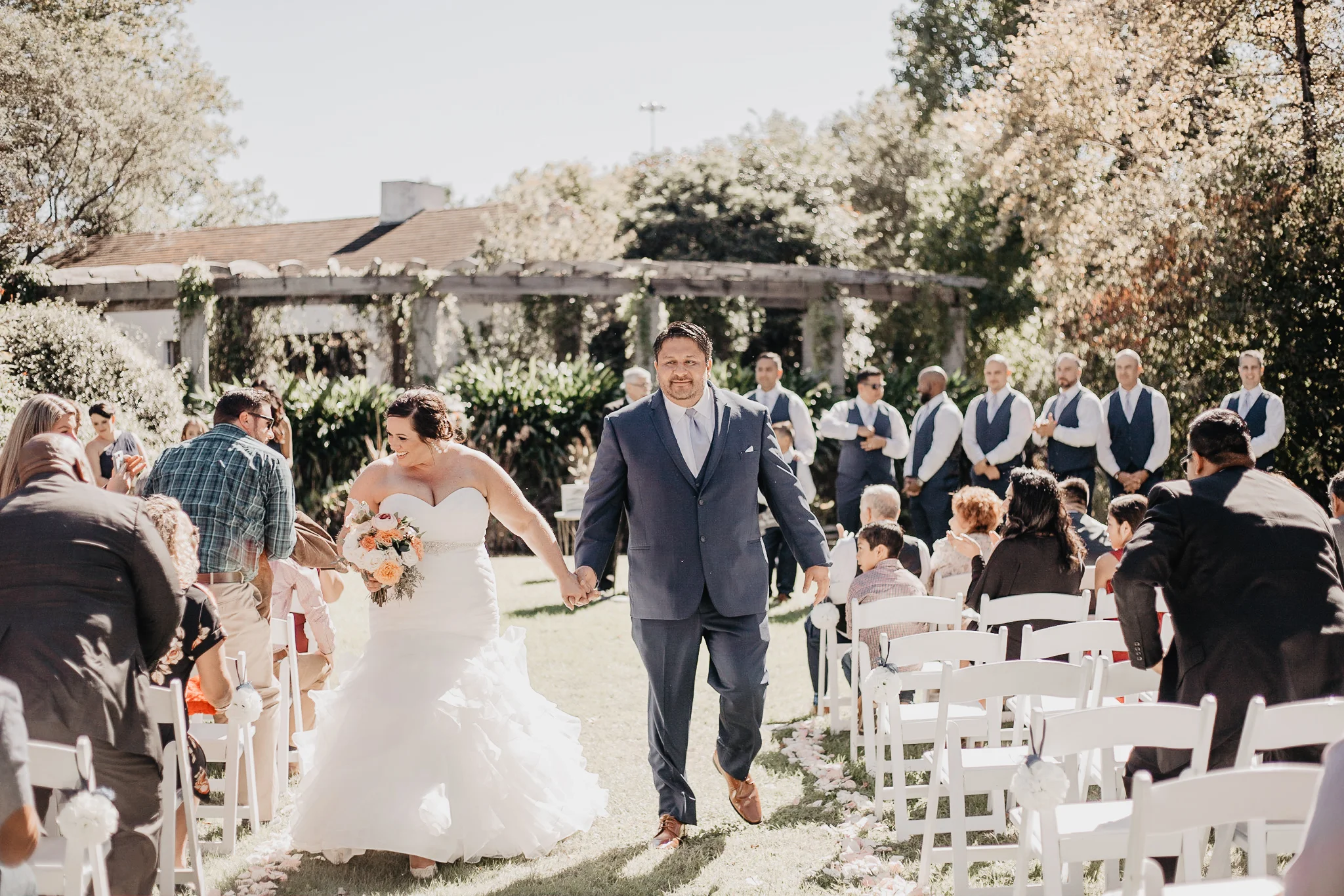 Heather + Javier | Navy and Gold Dallas Texas Discovery Gardens Botanical Wedding | Columbus and Dallas Wedding + Engagement Photographer | Catherine Milliron Photography