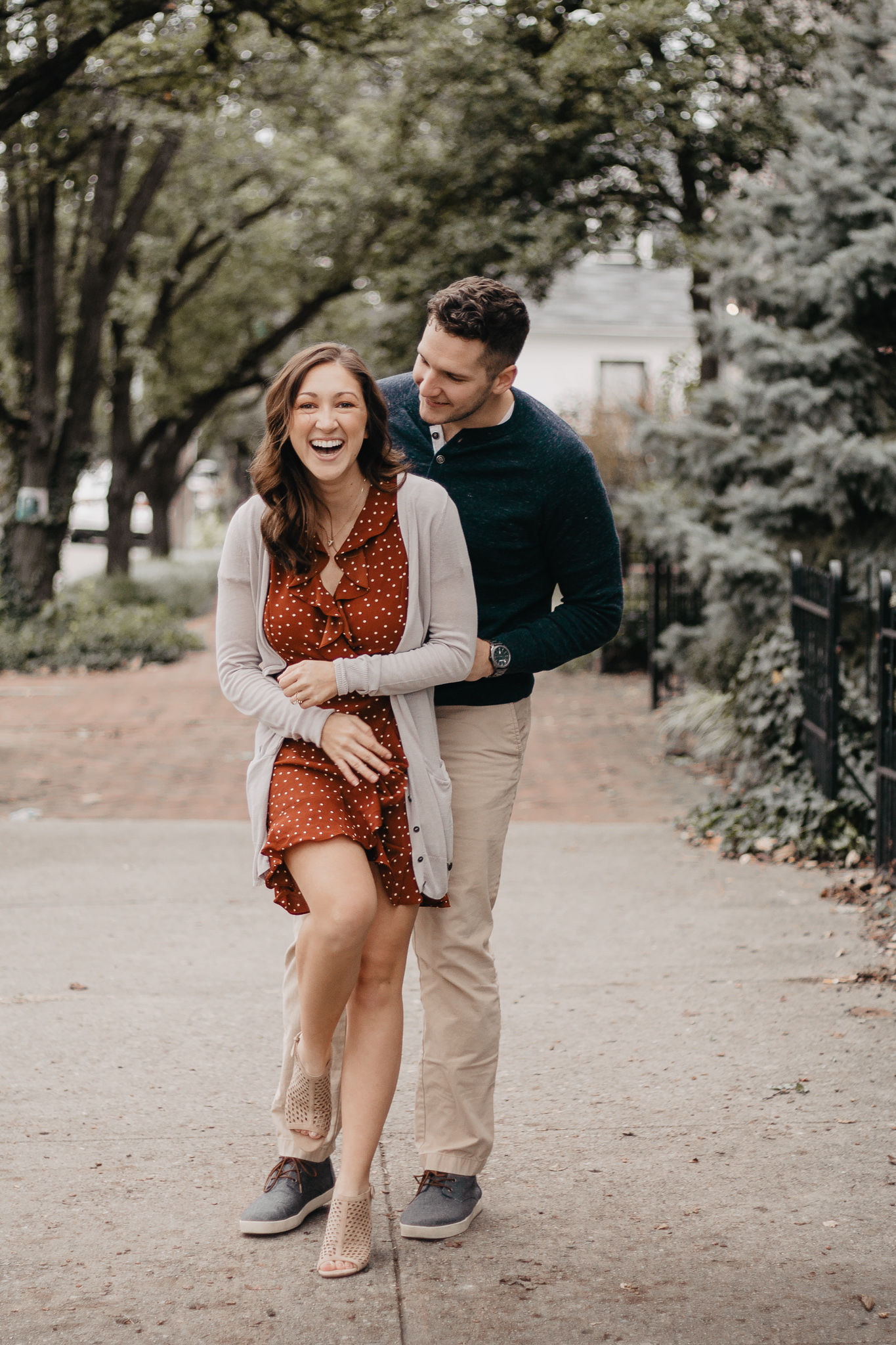 Brooke + Seth | Fall Columbus Ohio German Village Engagement Session | Columbus Ohio Wedding + Engagement Photographer | Catherine Milliron Photography