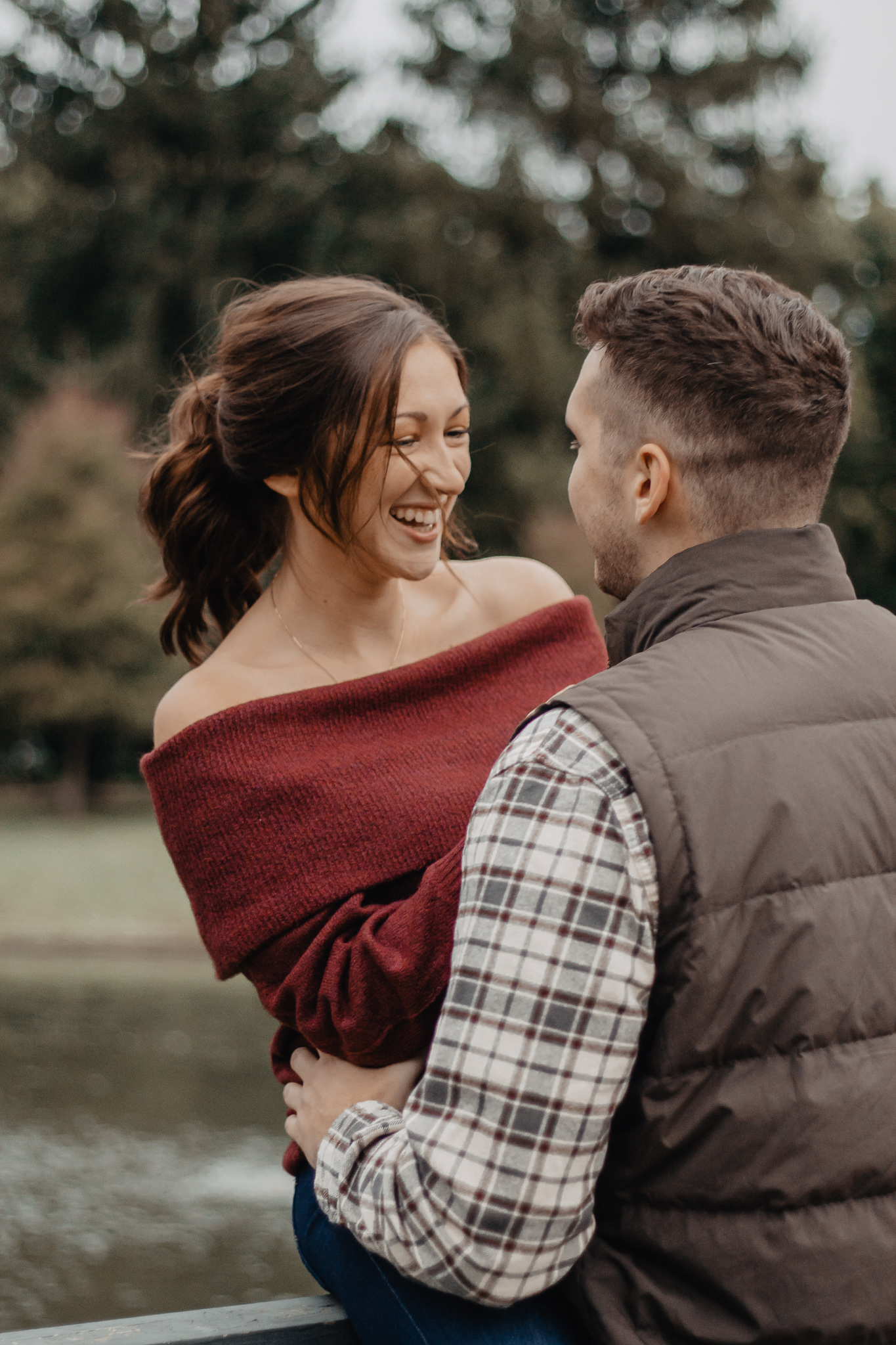 Brooke + Seth | Fall Columbus Ohio German Village Engagement Session | Columbus Ohio Wedding + Engagement Photographer | Catherine Milliron Photography