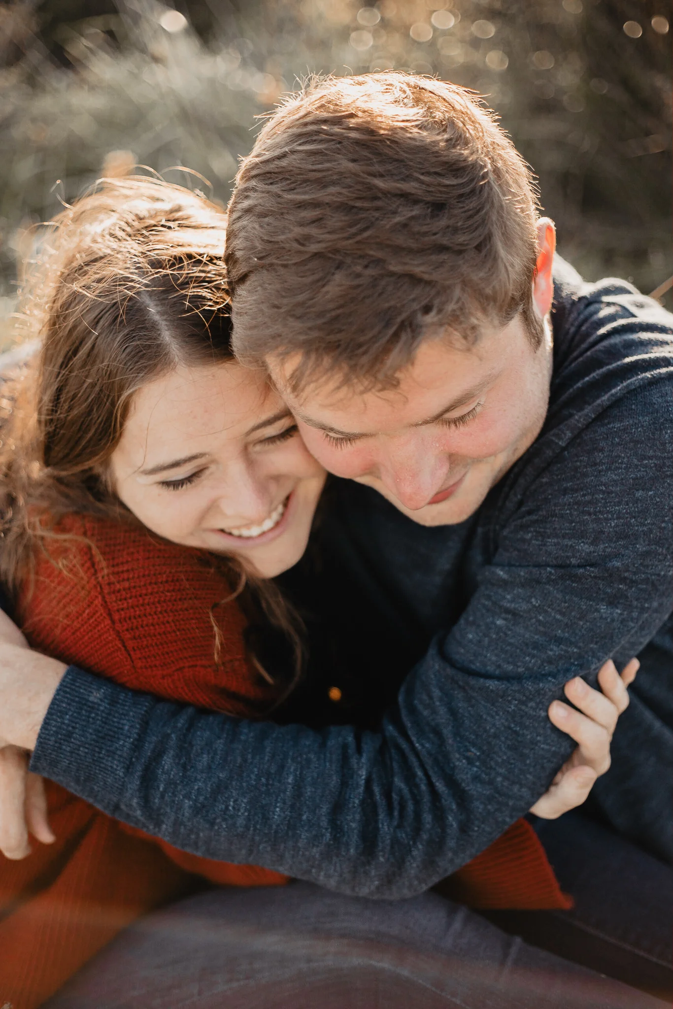 Danielle + Aaron | Ohio Fall Field Sunset Engagement Session | Columbus Ohio Wedding + Engagement Photographer | Catherine Milliron Photography