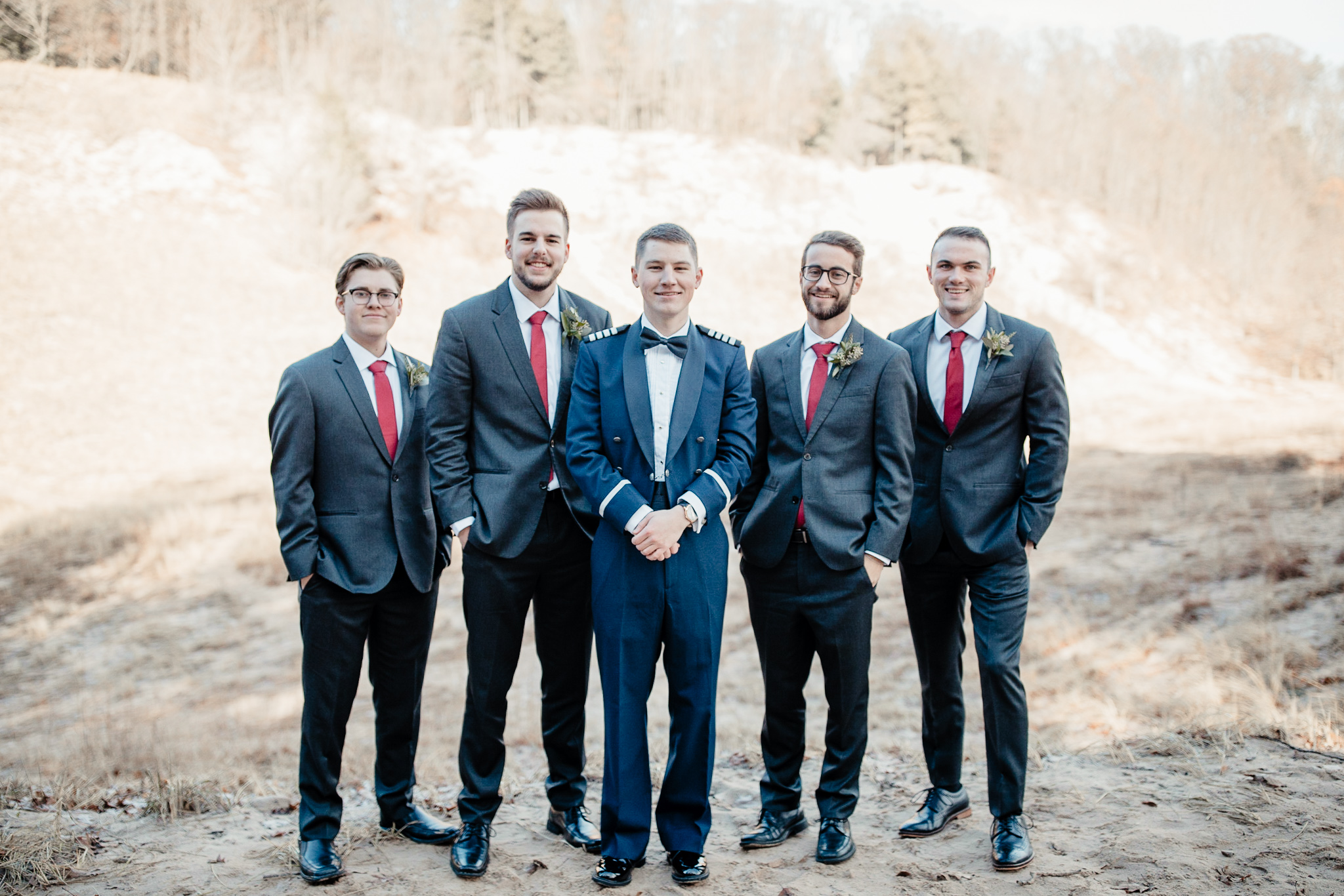 Megan + Jay | Cranberry and Gold Christmas Michigan Wedding | Ohio Wedding + Engagement Photographer | Catherine Milliron Photography