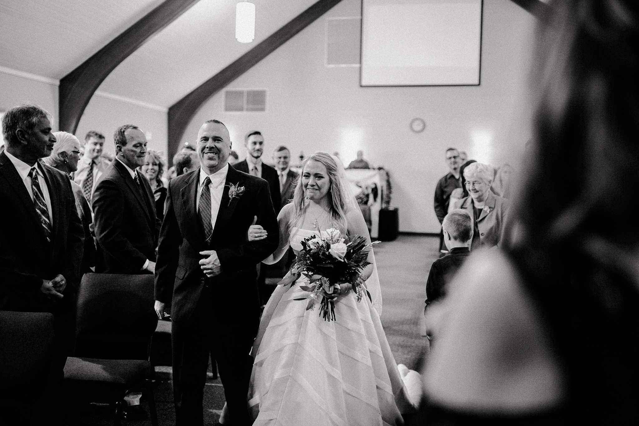 Megan + Jay | Cranberry and Gold Christmas Michigan Wedding | Ohio Wedding + Engagement Photographer | Catherine Milliron Photography