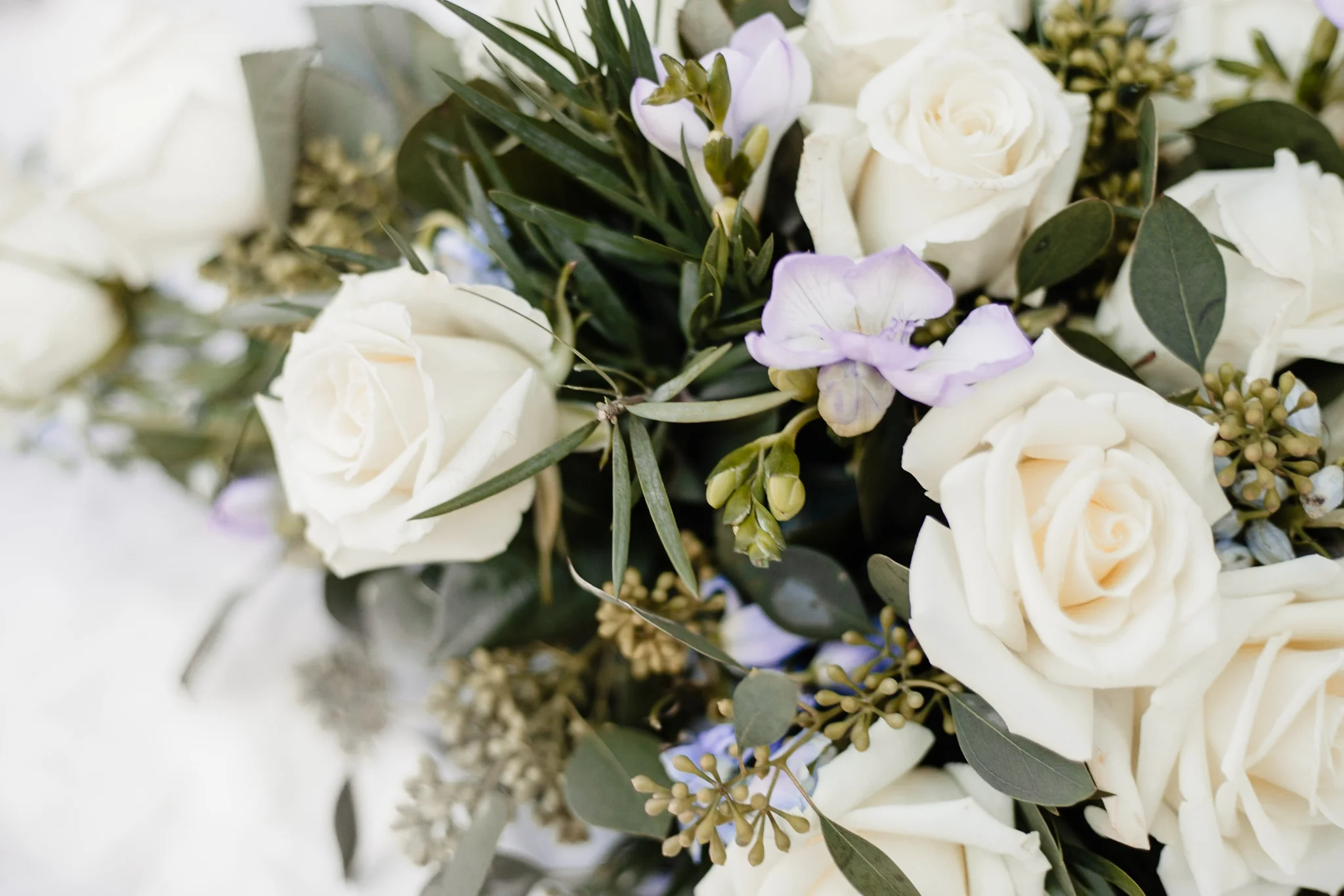 Michaela + Michael | Lilac and Ivory Saint Joseph Michigan Winter Wedding | Ohio Wedding + Engagement Photographer | Catherine Milliron Photography