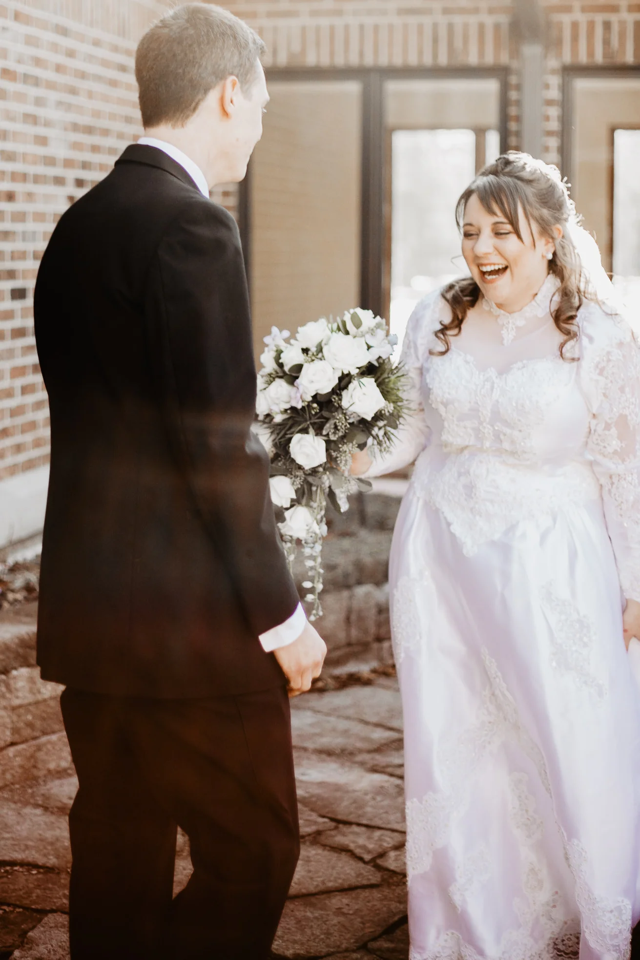 Michaela + Michael | Lilac and Ivory Saint Joseph Michigan Winter Wedding | Ohio Wedding + Engagement Photographer | Catherine Milliron Photography