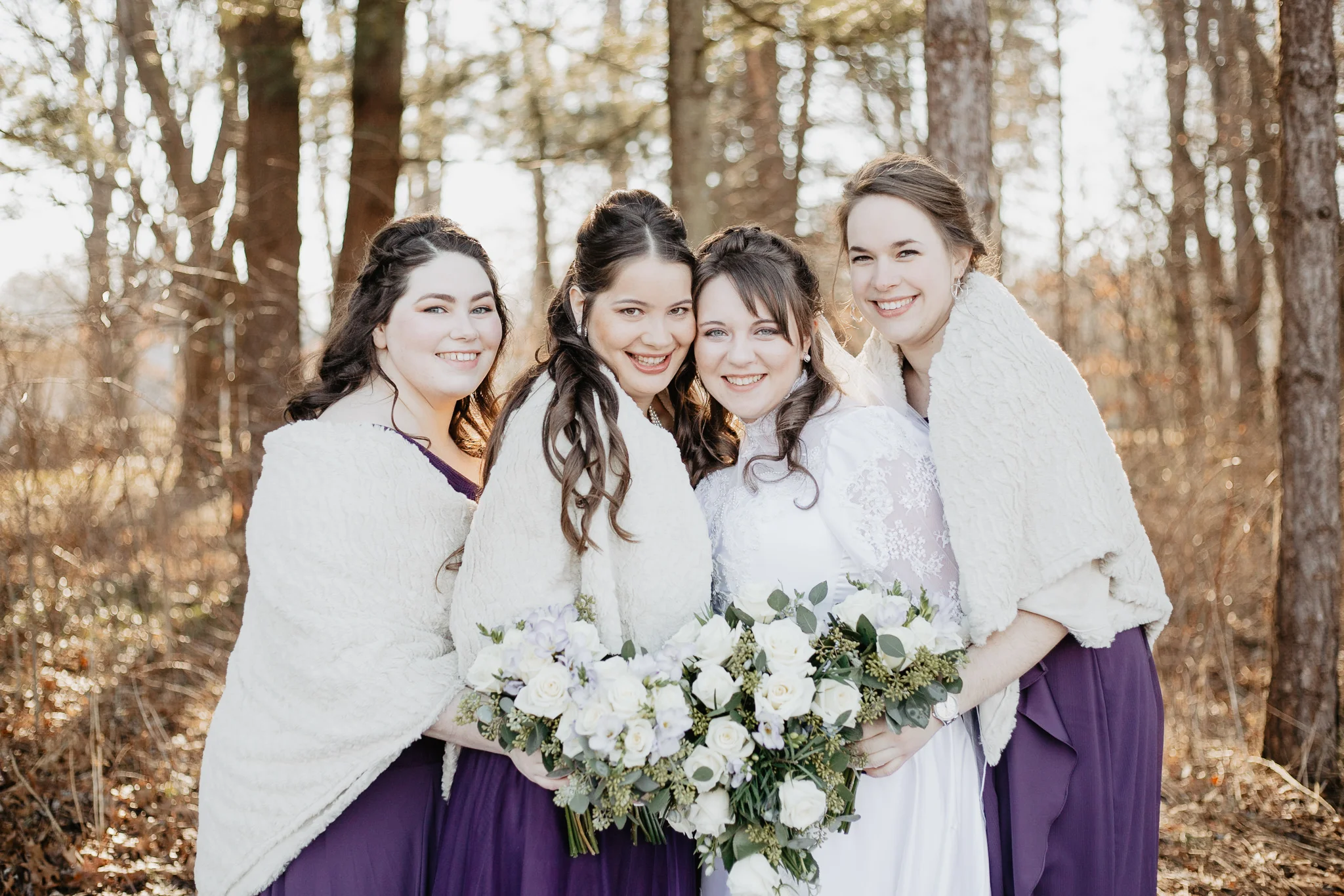 Michaela + Michael | Lilac and Ivory Saint Joseph Michigan Winter Wedding | Ohio Wedding + Engagement Photographer | Catherine Milliron Photography