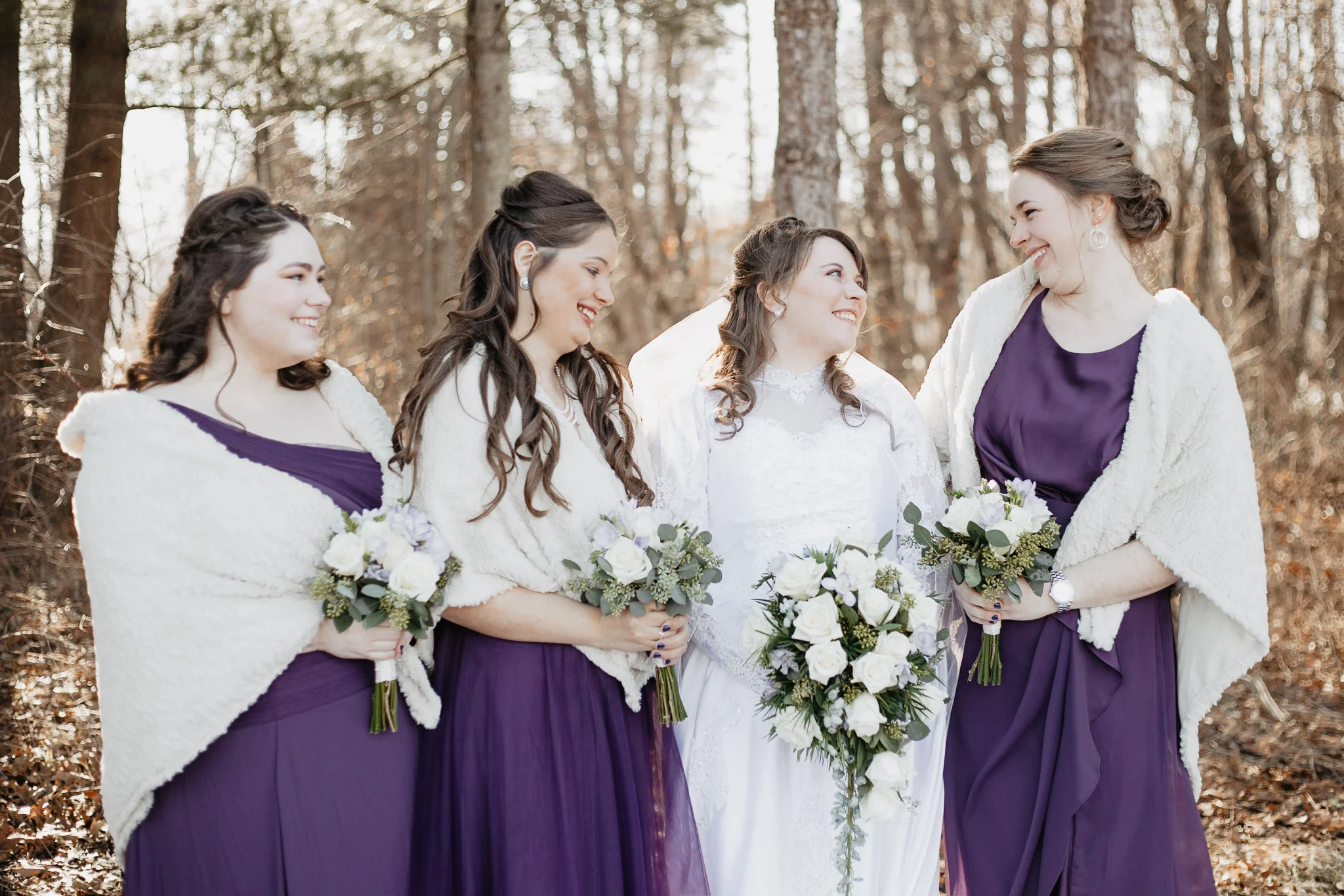 Michaela + Michael | Lilac and Ivory Saint Joseph Michigan Winter Wedding | Ohio Wedding + Engagement Photographer | Catherine Milliron Photography