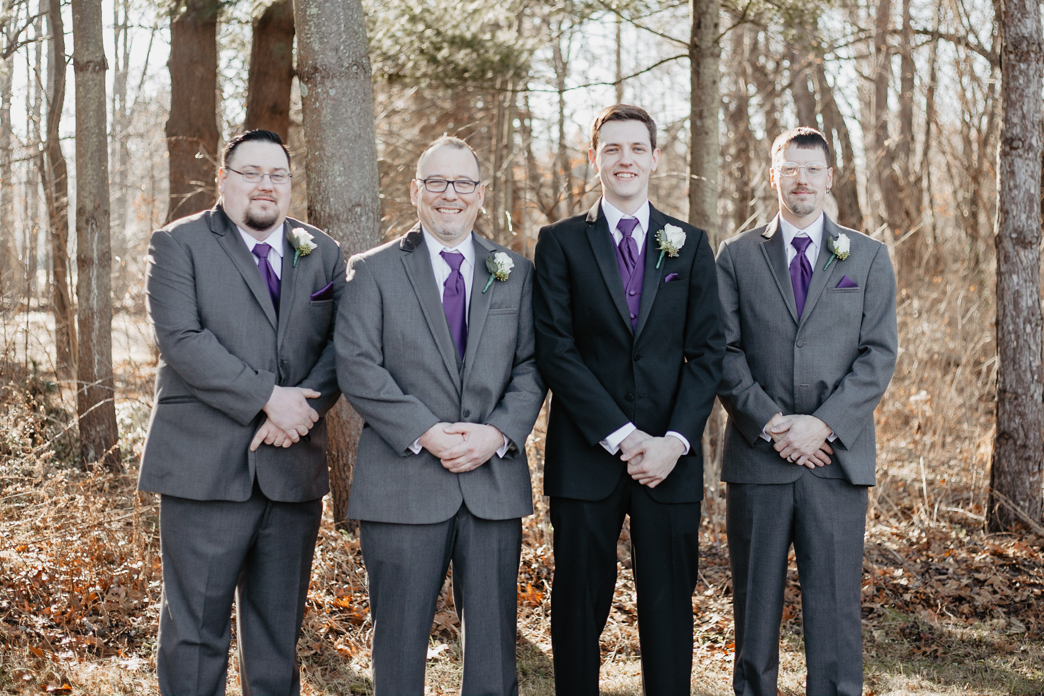 Michaela + Michael | Lilac and Ivory Saint Joseph Michigan Winter Wedding | Ohio Wedding + Engagement Photographer | Catherine Milliron Photography