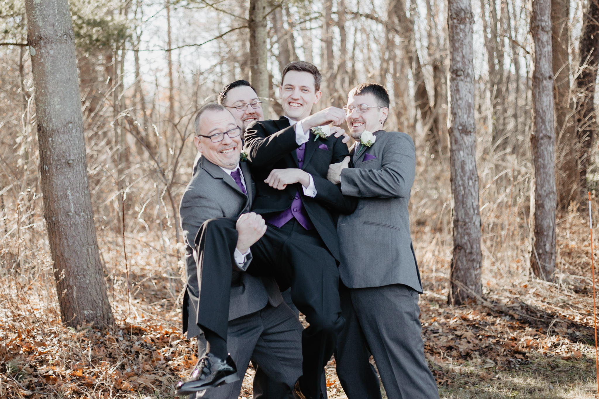 Michaela + Michael | Lilac and Ivory Saint Joseph Michigan Winter Wedding | Ohio Wedding + Engagement Photographer | Catherine Milliron Photography