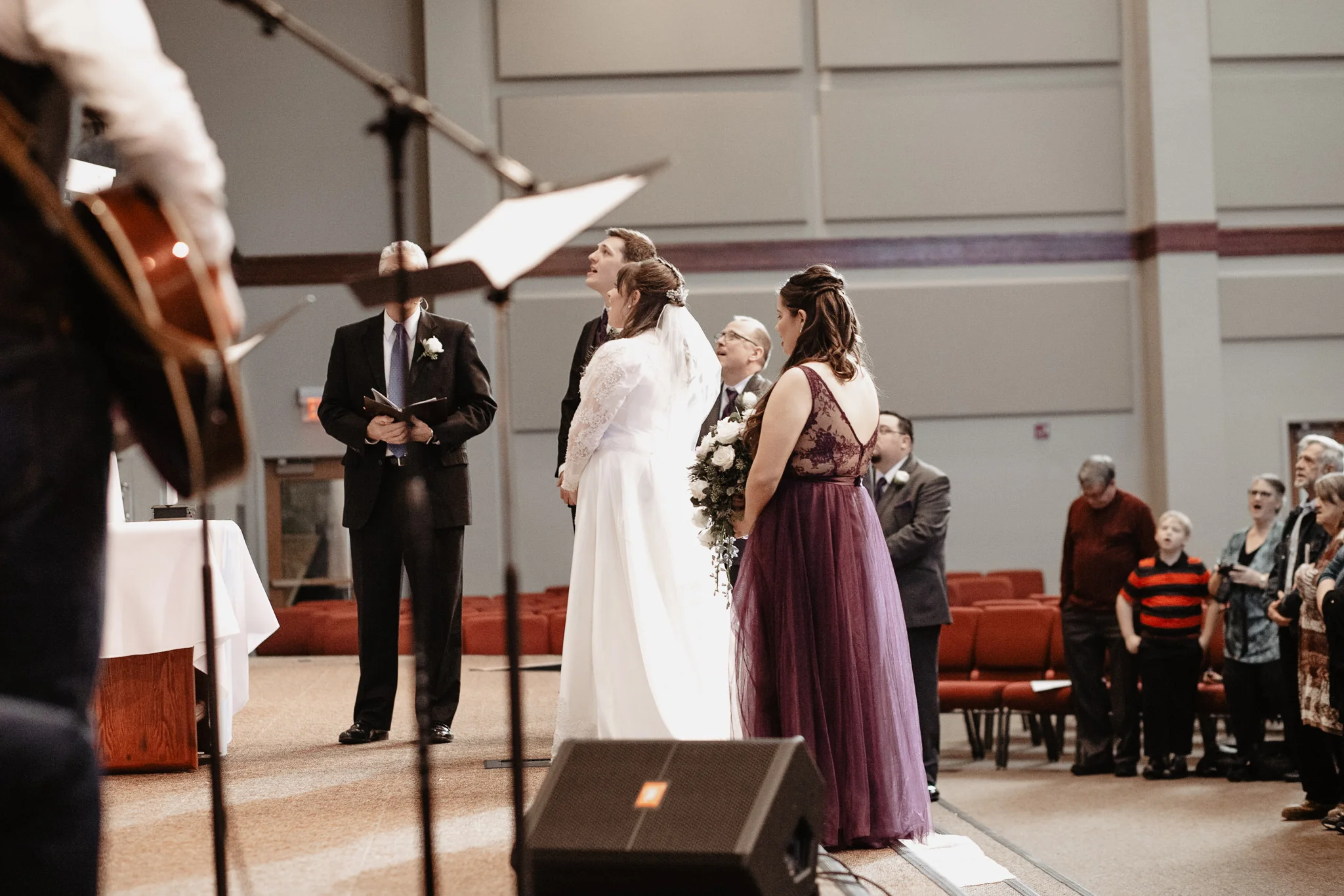 Michaela + Michael | Lilac and Ivory Saint Joseph Michigan Winter Wedding | Ohio Wedding + Engagement Photographer | Catherine Milliron Photography