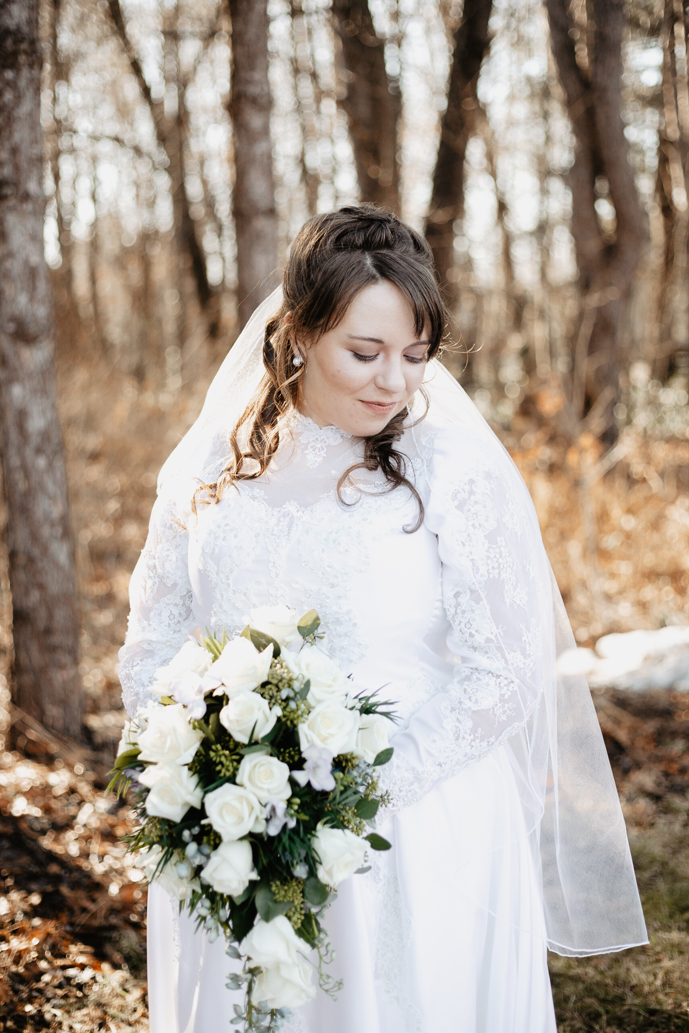 Michaela + Michael | Lilac and Ivory Saint Joseph Michigan Winter Wedding | Ohio Wedding + Engagement Photographer | Catherine Milliron Photography