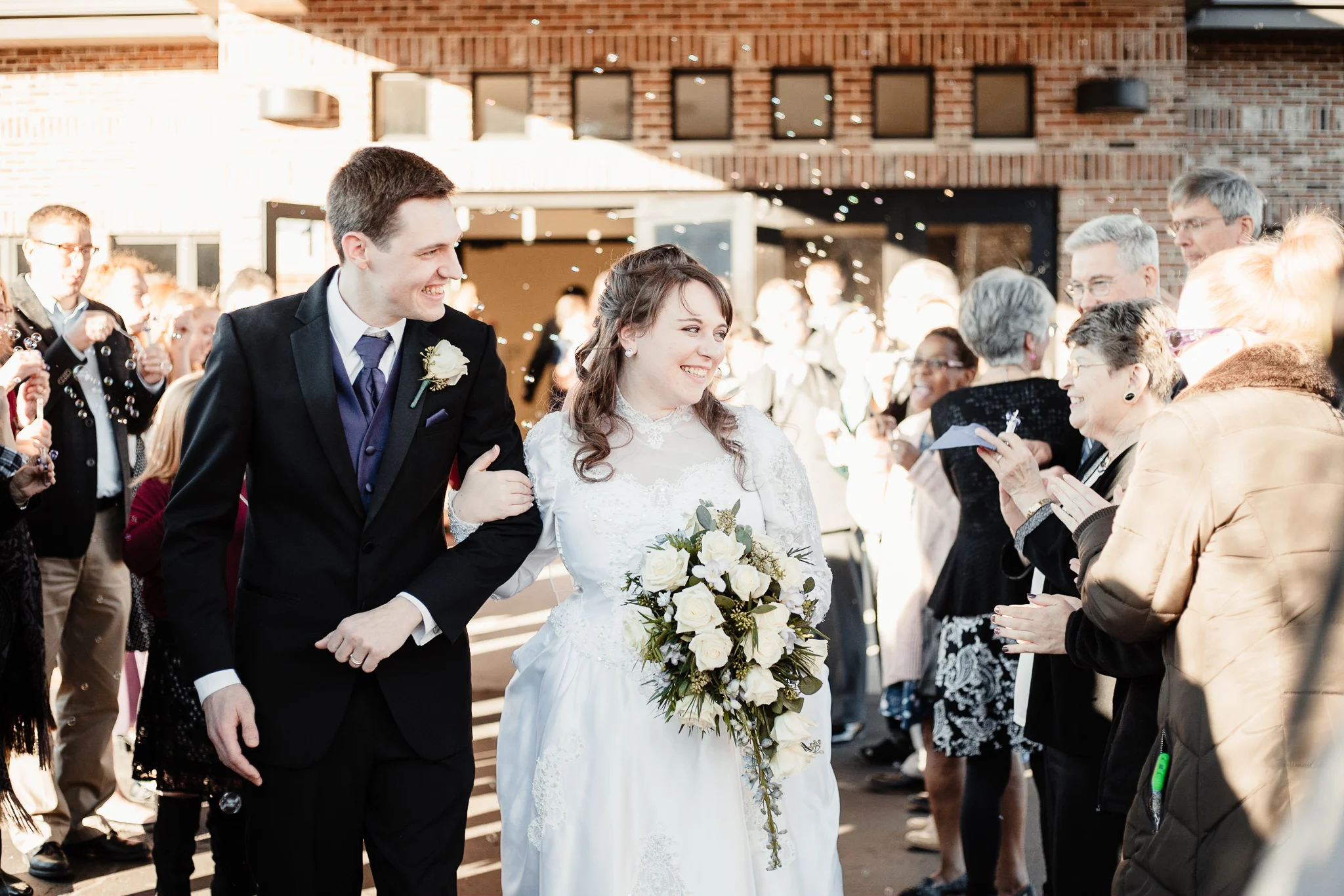 Michaela + Michael | Lilac and Ivory Saint Joseph Michigan Winter Wedding | Ohio Wedding + Engagement Photographer | Catherine Milliron Photography