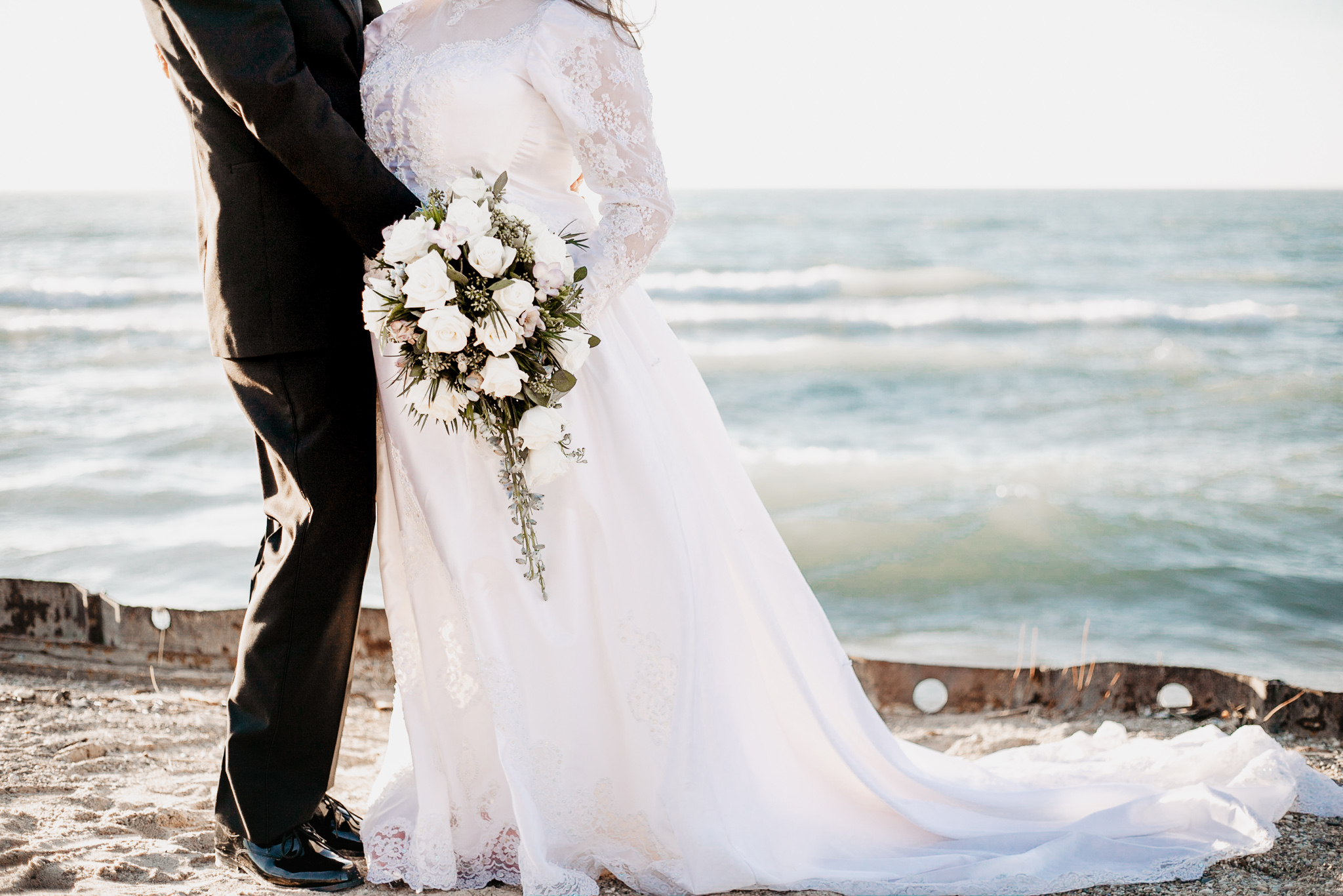 Michaela + Michael | Lilac and Ivory Saint Joseph Michigan Winter Wedding | Ohio Wedding + Engagement Photographer | Catherine Milliron Photography