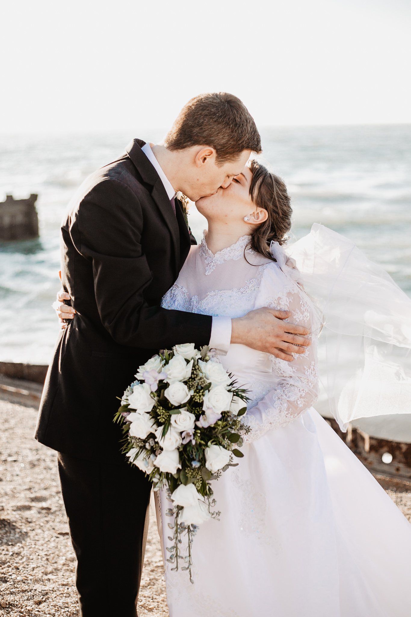 Michaela + Michael | Lilac and Ivory Saint Joseph Michigan Winter Wedding | Ohio Wedding + Engagement Photographer | Catherine Milliron Photography