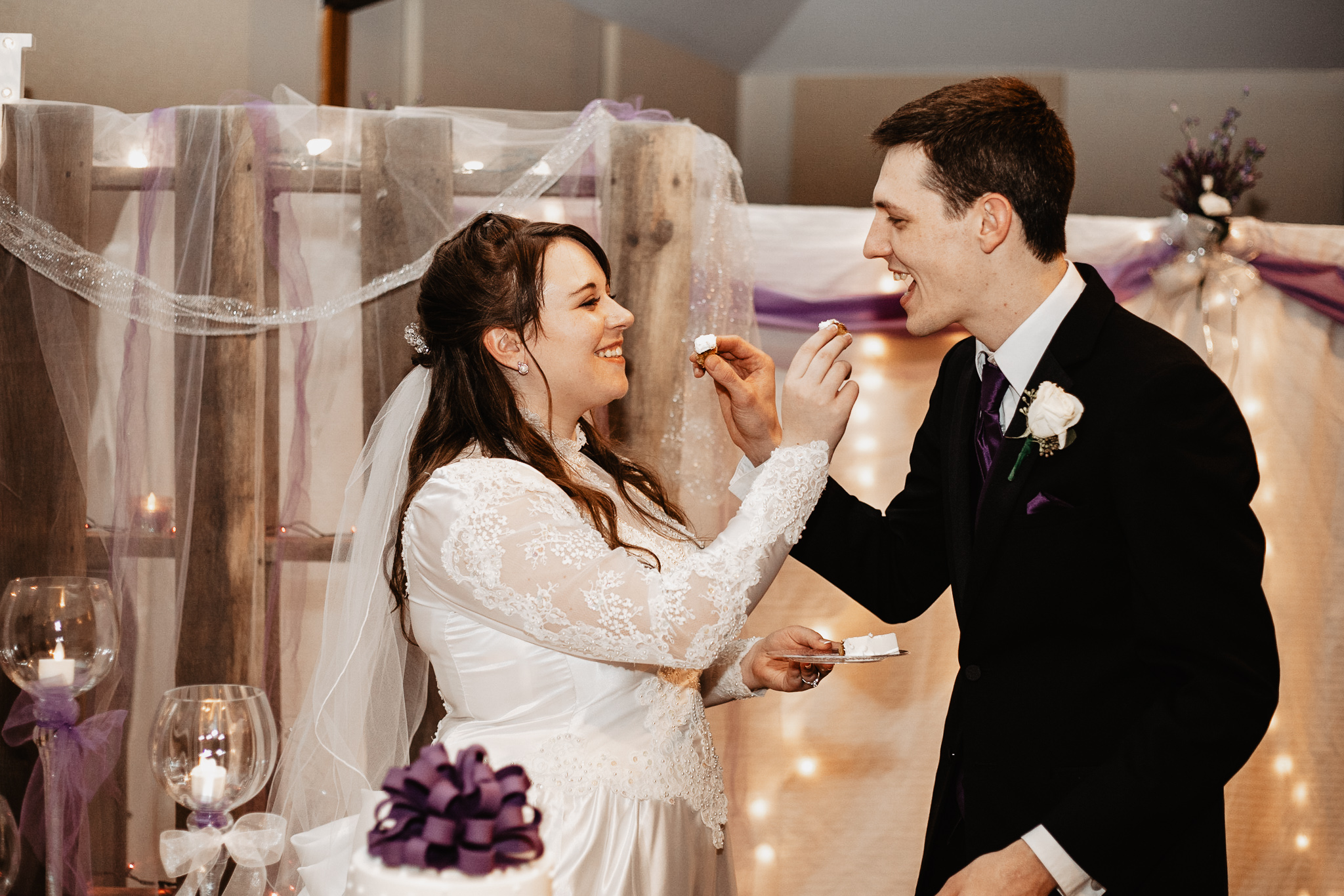 Michaela + Michael | Lilac and Ivory Saint Joseph Michigan Winter Wedding | Ohio Wedding + Engagement Photographer | Catherine Milliron Photography