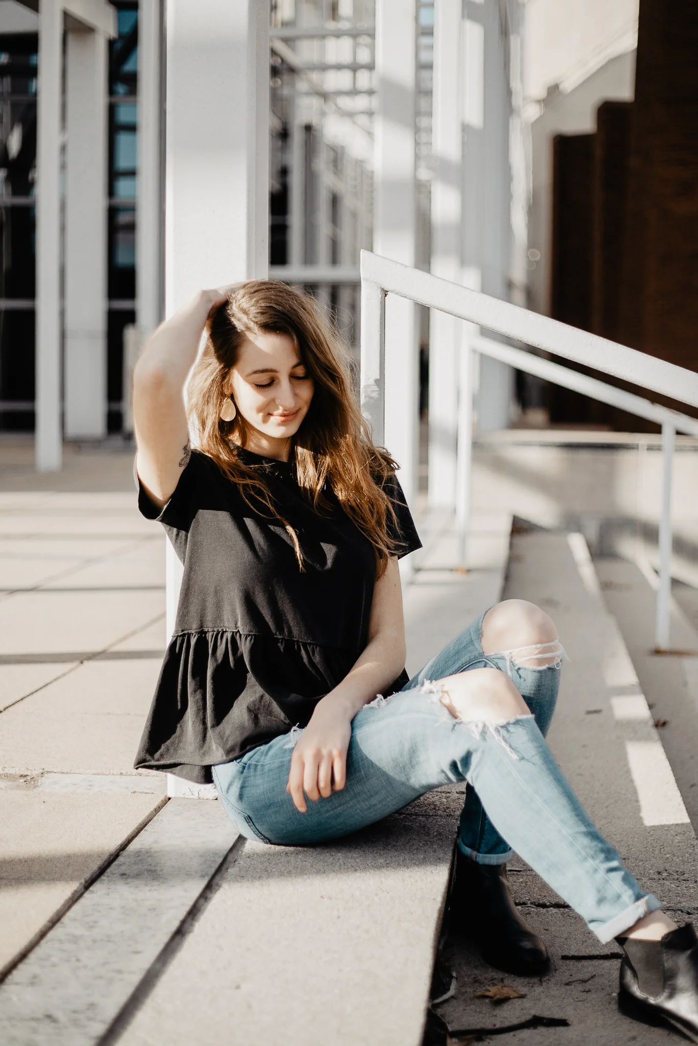 Phoebe | Ohio State University Urban Senior Portrait Session | Catherine Milliron Photography | Ohio Wedding + Engagement Photographer