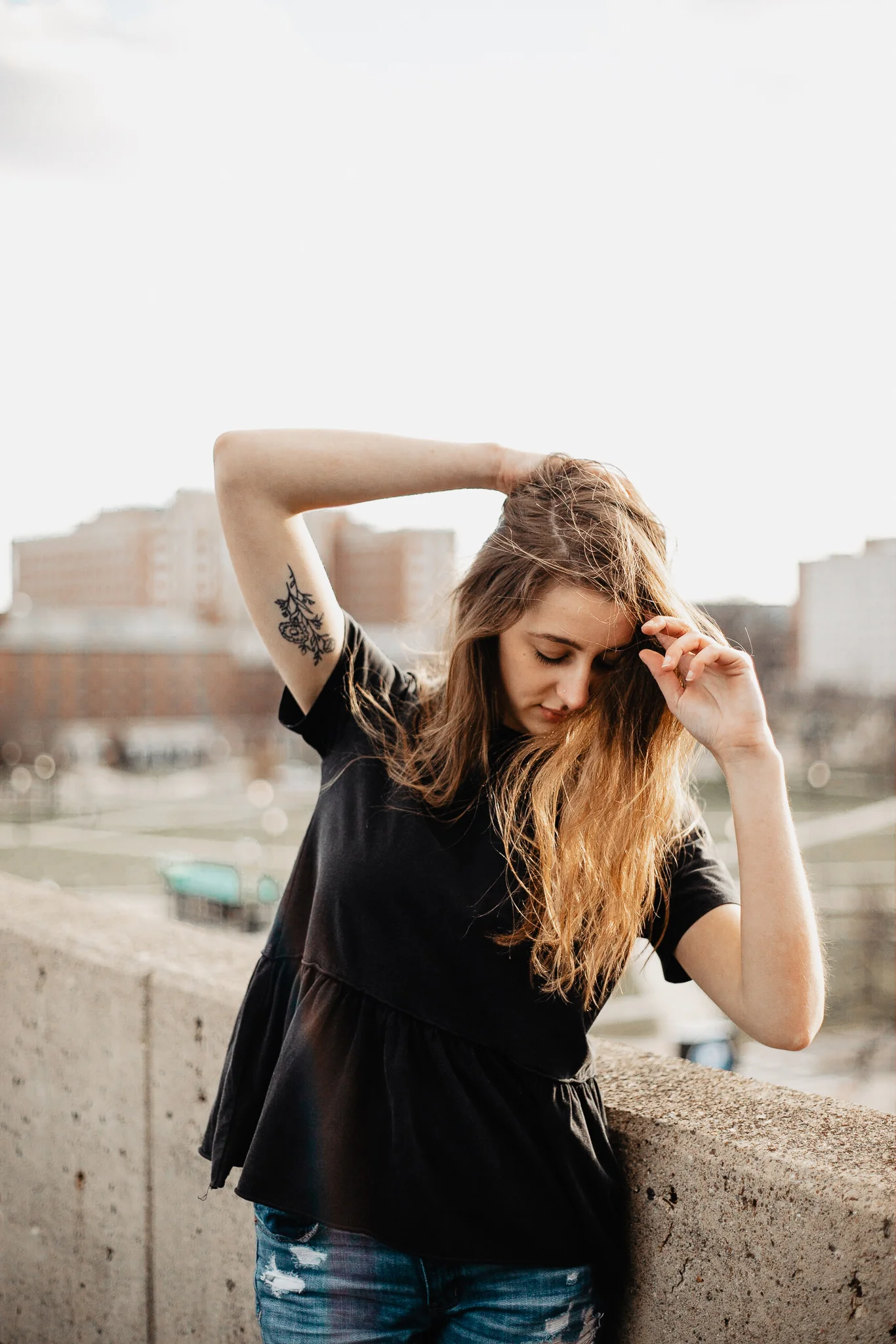 Phoebe | Ohio State University Urban Senior Portrait Session | Catherine Milliron Photography | Ohio Wedding + Engagement Photographer
