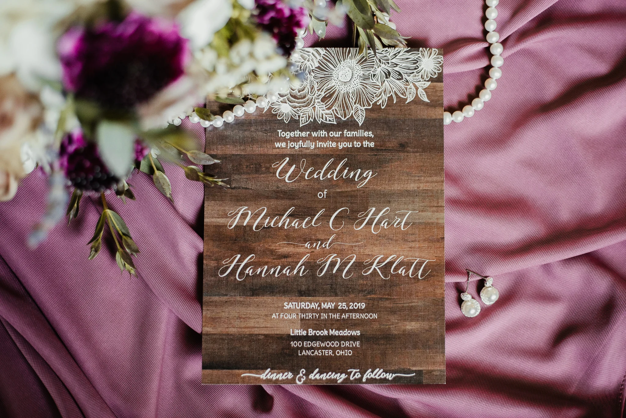 Hannah + Mike | Chianti and Navy Columbus Wedding at Little Brooke Meadow | Catherine Milliron Photography | Ohio Wedding + Engagement Photographer