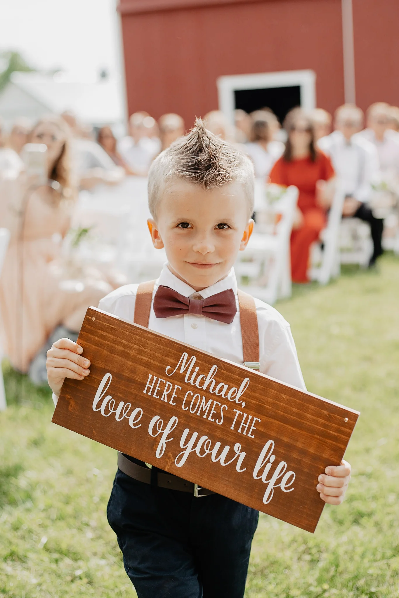 Hannah + Mike | Chianti and Navy Columbus Wedding at Little Brooke Meadow | Catherine Milliron Photography | Ohio Wedding + Engagement Photographer