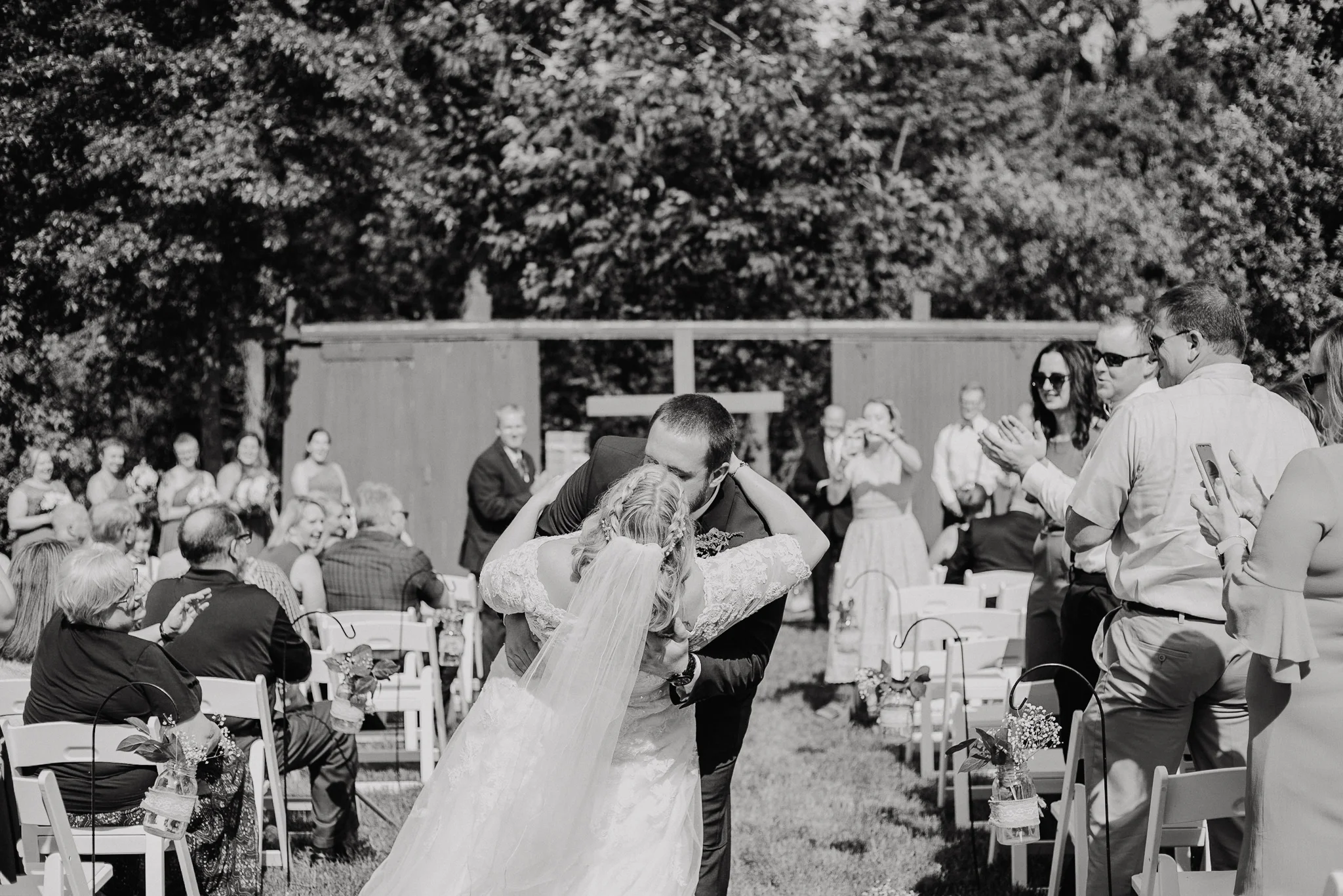 Hannah + Mike | Chianti and Navy Columbus Wedding at Little Brooke Meadow | Catherine Milliron Photography | Ohio Wedding + Engagement Photographer