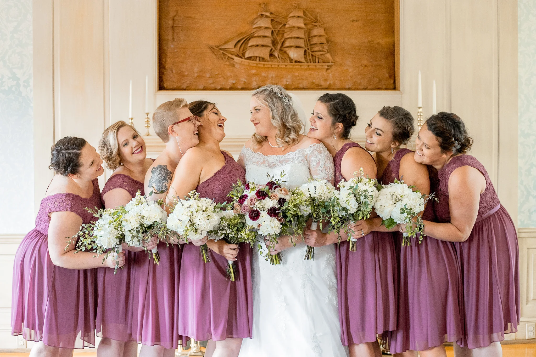Hannah + Mike | Chianti and Navy Columbus Wedding at Little Brooke Meadow | Catherine Milliron Photography | Ohio Wedding + Engagement Photographer