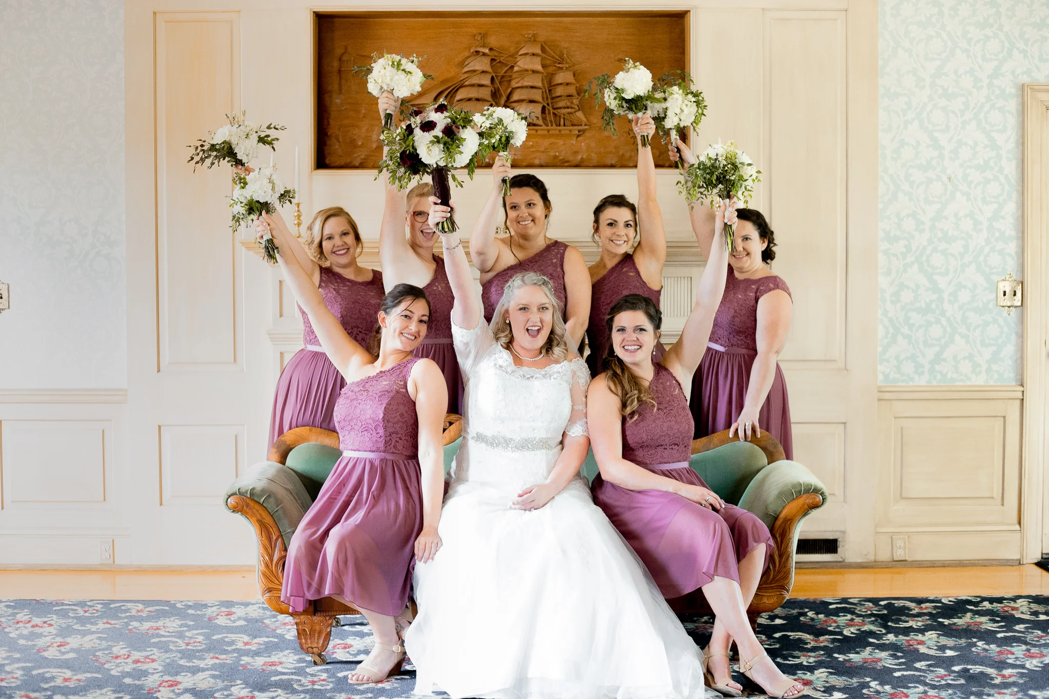 Hannah + Mike | Chianti and Navy Columbus Wedding at Little Brooke Meadow | Catherine Milliron Photography | Ohio Wedding + Engagement Photographer