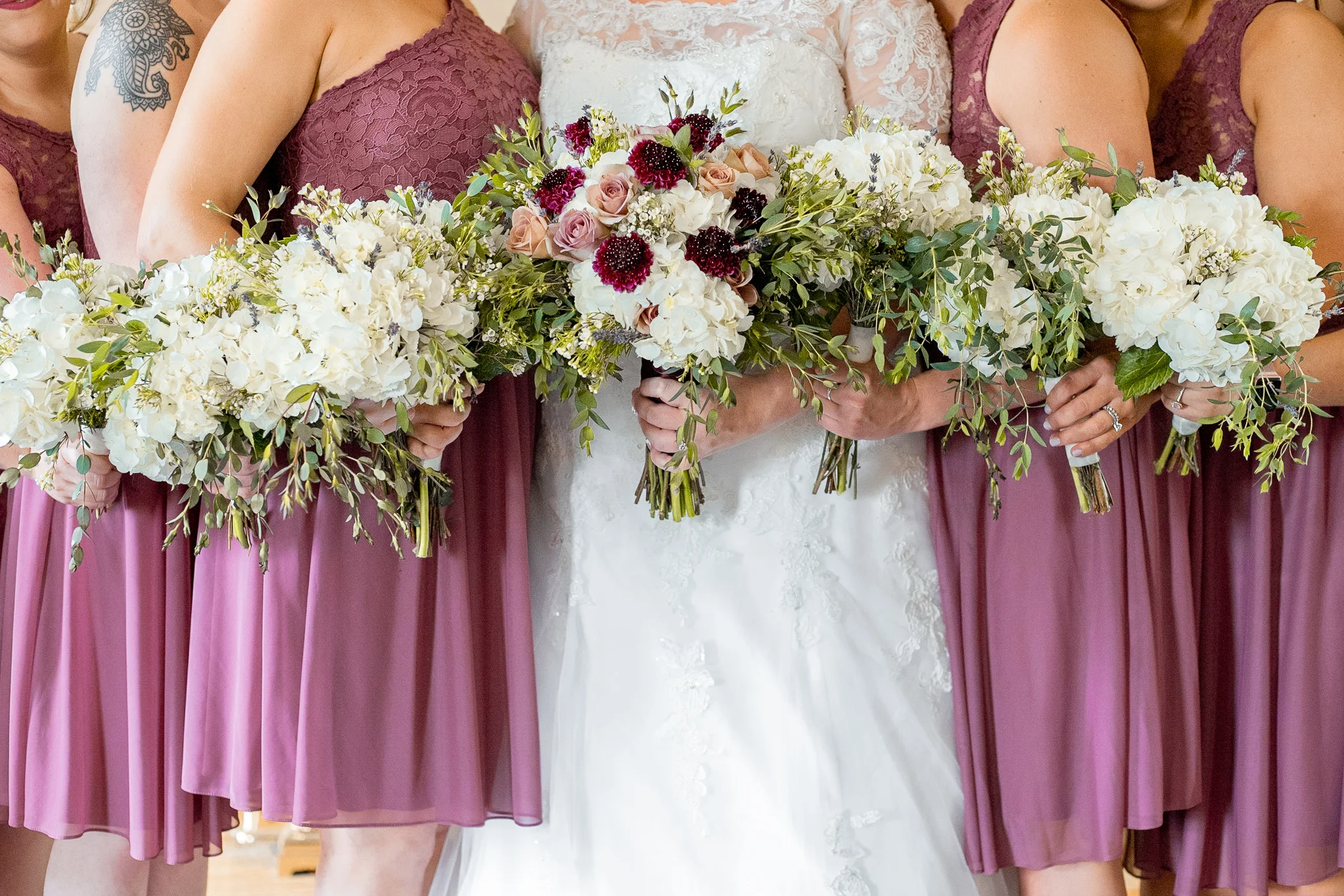 Hannah + Mike | Chianti and Navy Columbus Wedding at Little Brooke Meadow | Catherine Milliron Photography | Ohio Wedding + Engagement Photographer