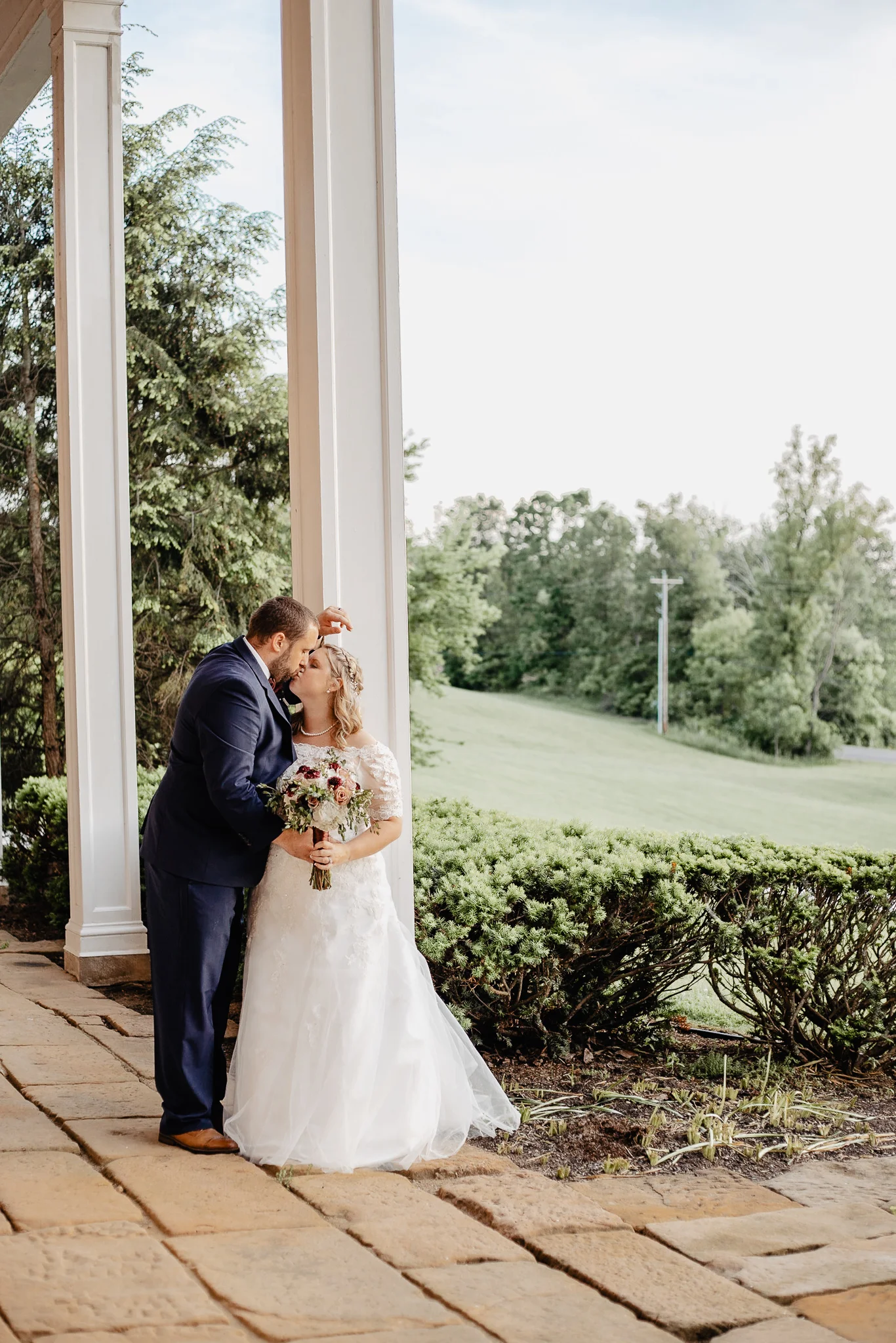 Hannah + Mike | Chianti and Navy Columbus Wedding at Little Brooke Meadow | Catherine Milliron Photography | Ohio Wedding + Engagement Photographer