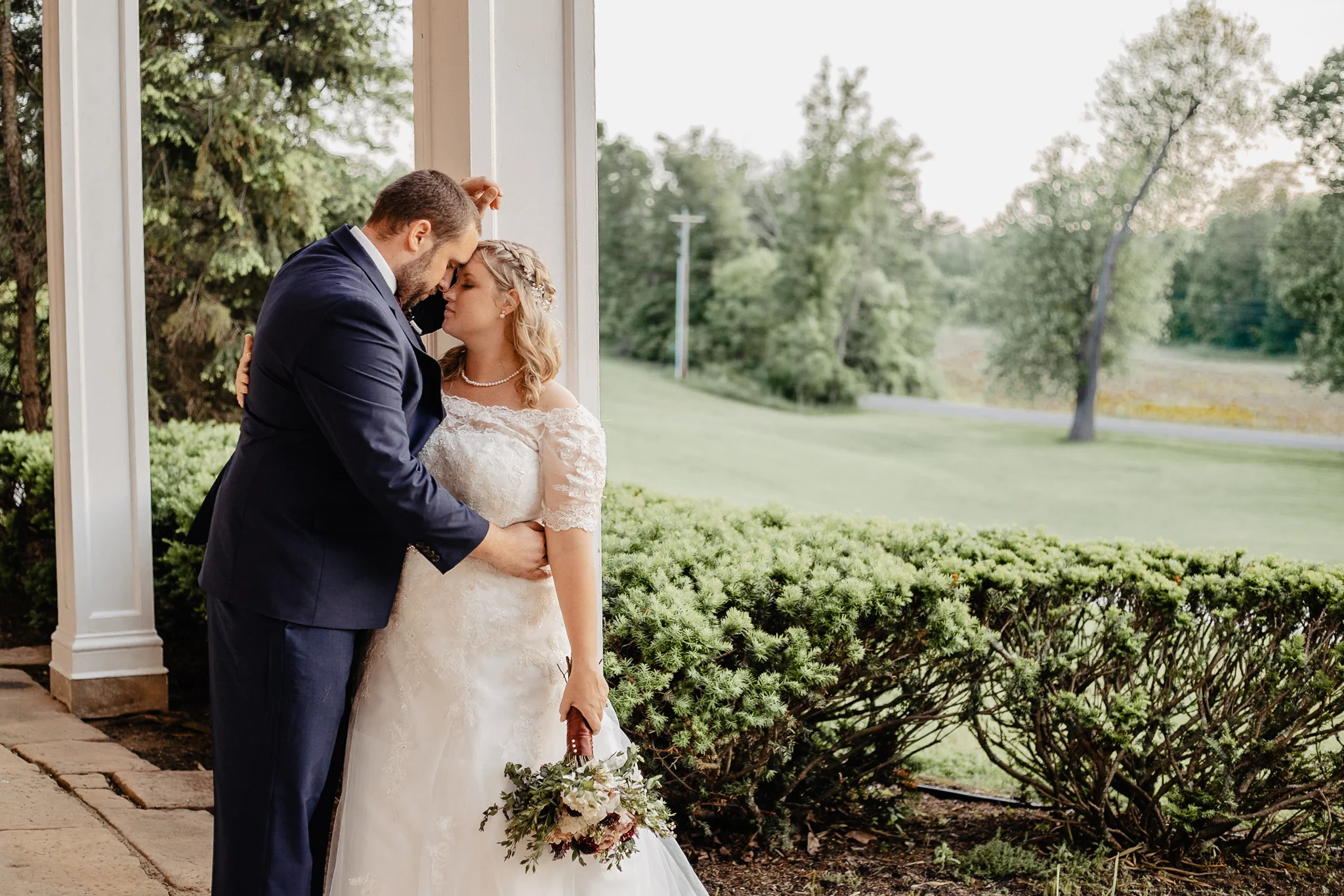 Hannah + Mike | Chianti and Navy Columbus Wedding at Little Brooke Meadow | Catherine Milliron Photography | Ohio Wedding + Engagement Photographer