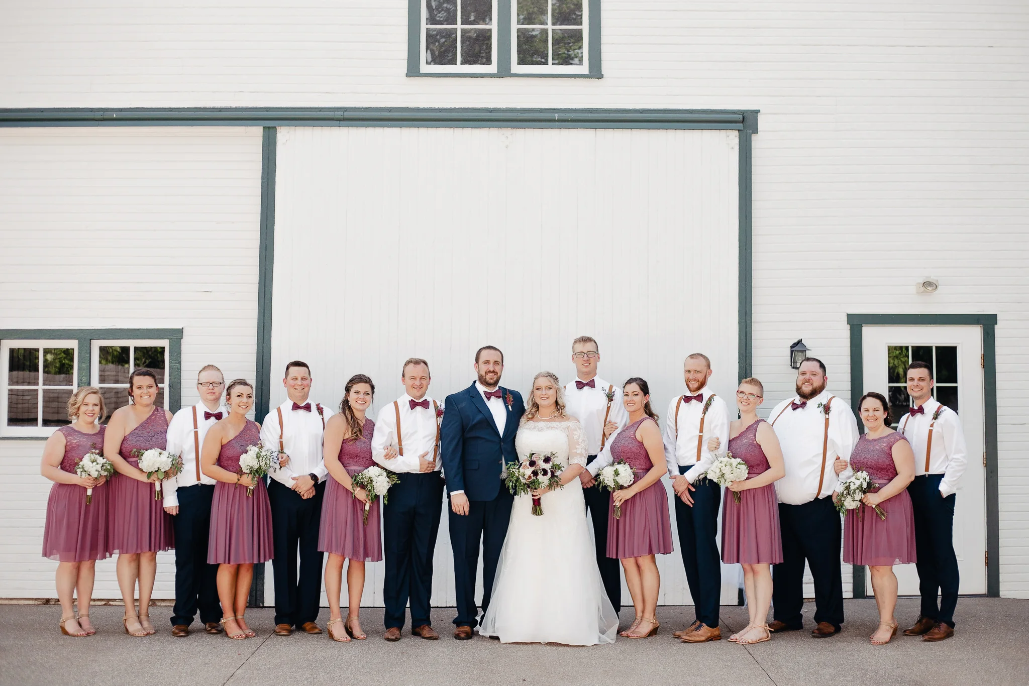 Hannah + Mike | Chianti and Navy Columbus Wedding at Little Brooke Meadow | Catherine Milliron Photography | Ohio Wedding + Engagement Photographer